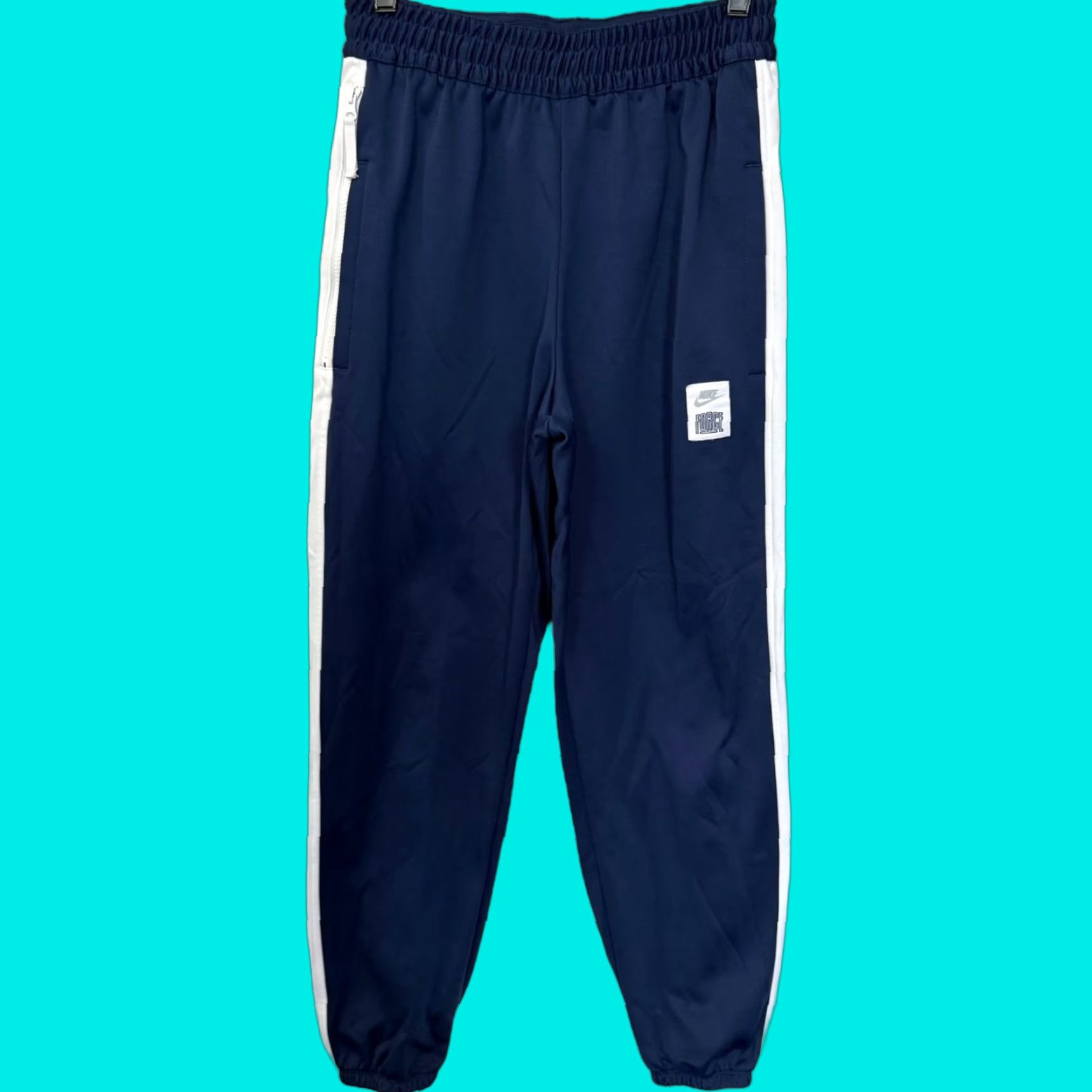 Nike Nike Therma-Fit Starting 5 Fleece Basketball Jogger Pants Navy Blue Men's Medium Size US 31 - 1 Thumbnail