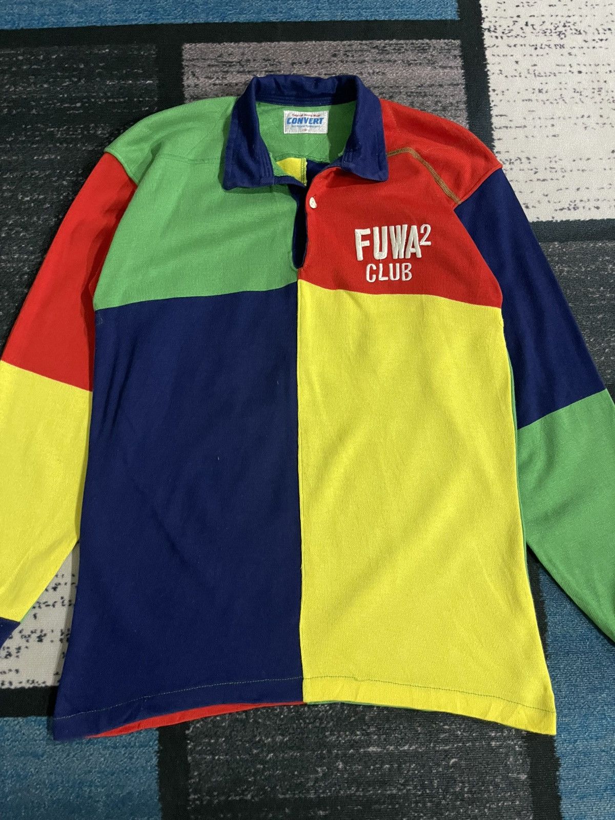 Vintage Vintage Rugby Fuwa Club Collar Longsleeve Polo shirt Size US M / EU 48-50 / 2 - 5 Thumbnail