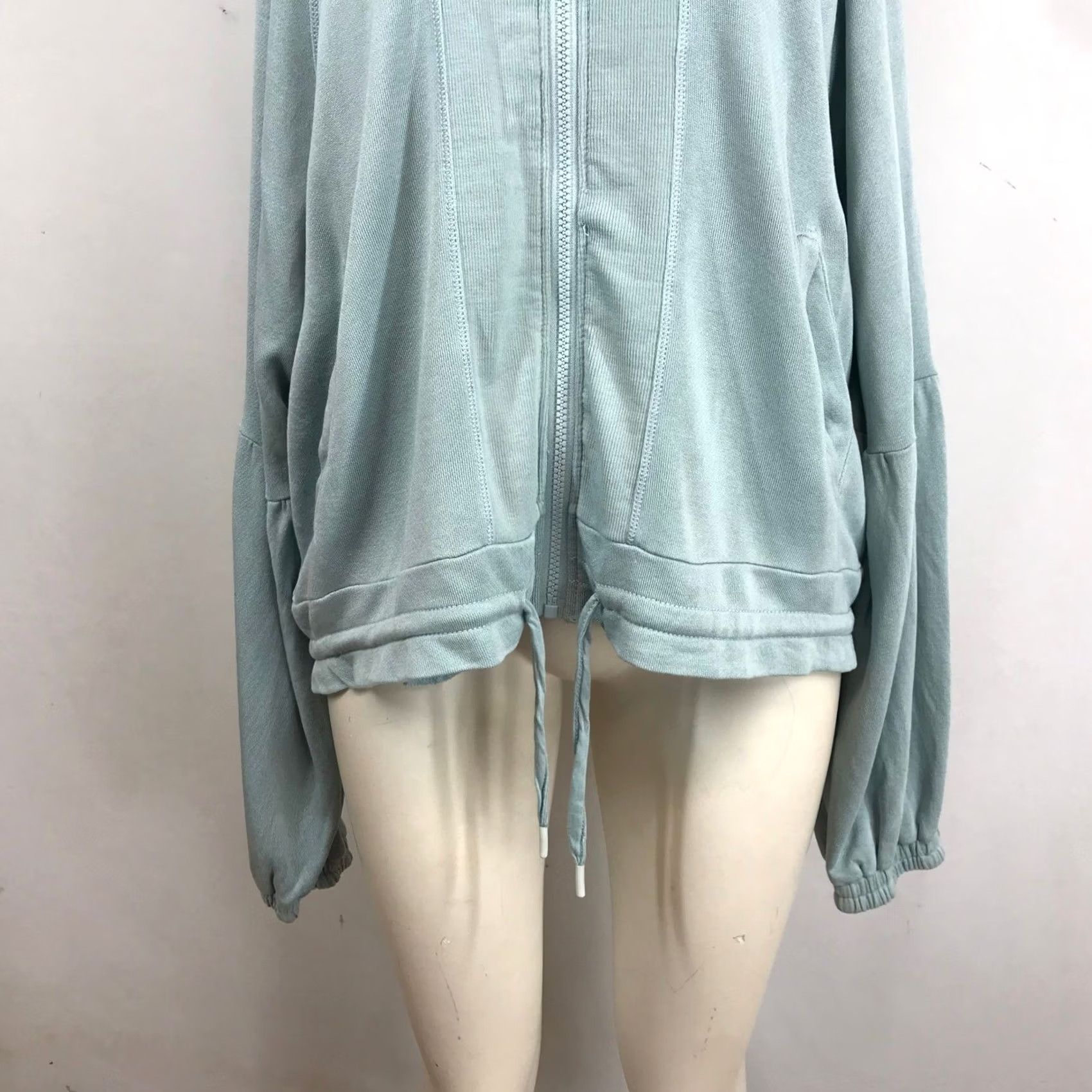Anthropologie Saturday Sunday Anthropologie Hoodie Jacket Women Medium Blue Funnel Neck Zip Up Size M / US 6-8 / IT 42-44 - 3 Thumbnail