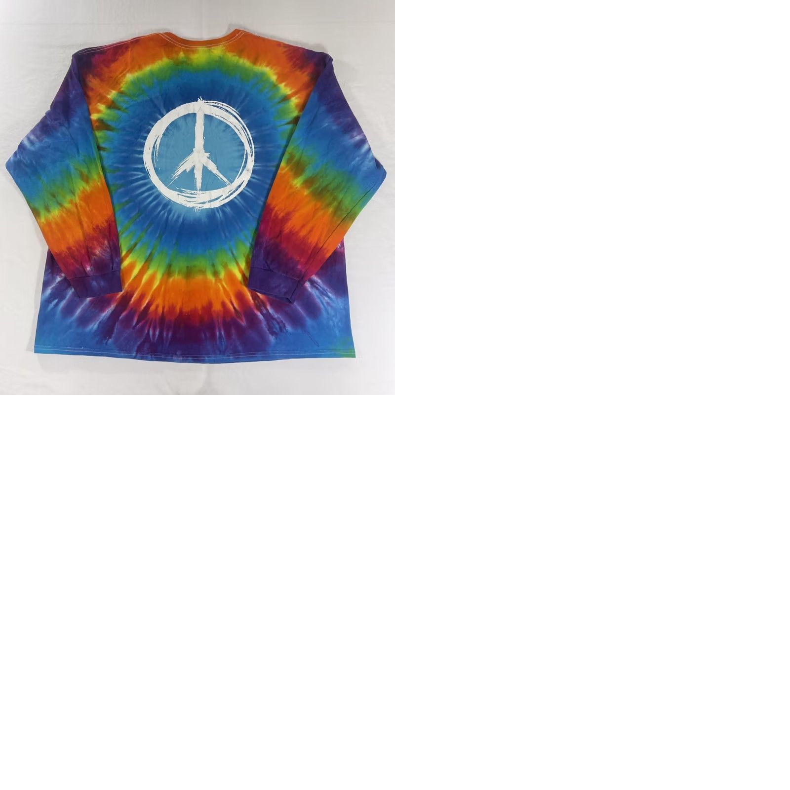 Vintage VINTAGE Peace Frogs 3XL Shirt Long Sleeve Hippie At Heart Tie Dye Hippy Van Mens XXL Size US XXL / EU 58 / 5 - 10 Thumbnail