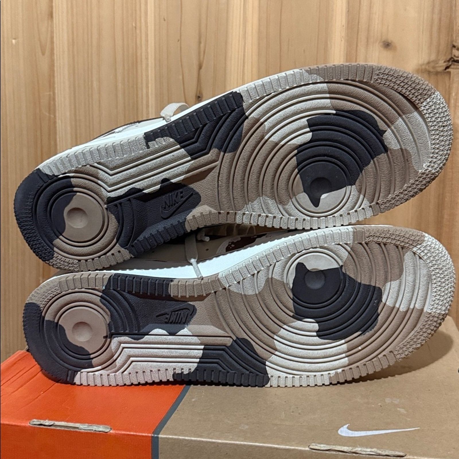 Nike 2006 Nike Air Force 1 Camo 'Birch Light Chocolate-Bone-White Size US 9.5 / EU 42-43 - 9 Thumbnail