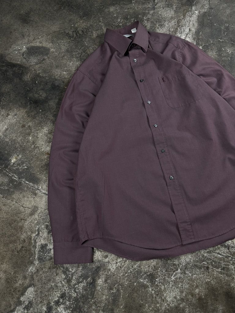 Yves Saint Laurent Vintage Yves Saint Laurent YSL Button Up Shirt Size US XL / EU 56 / 4 - 2 Thumbnail