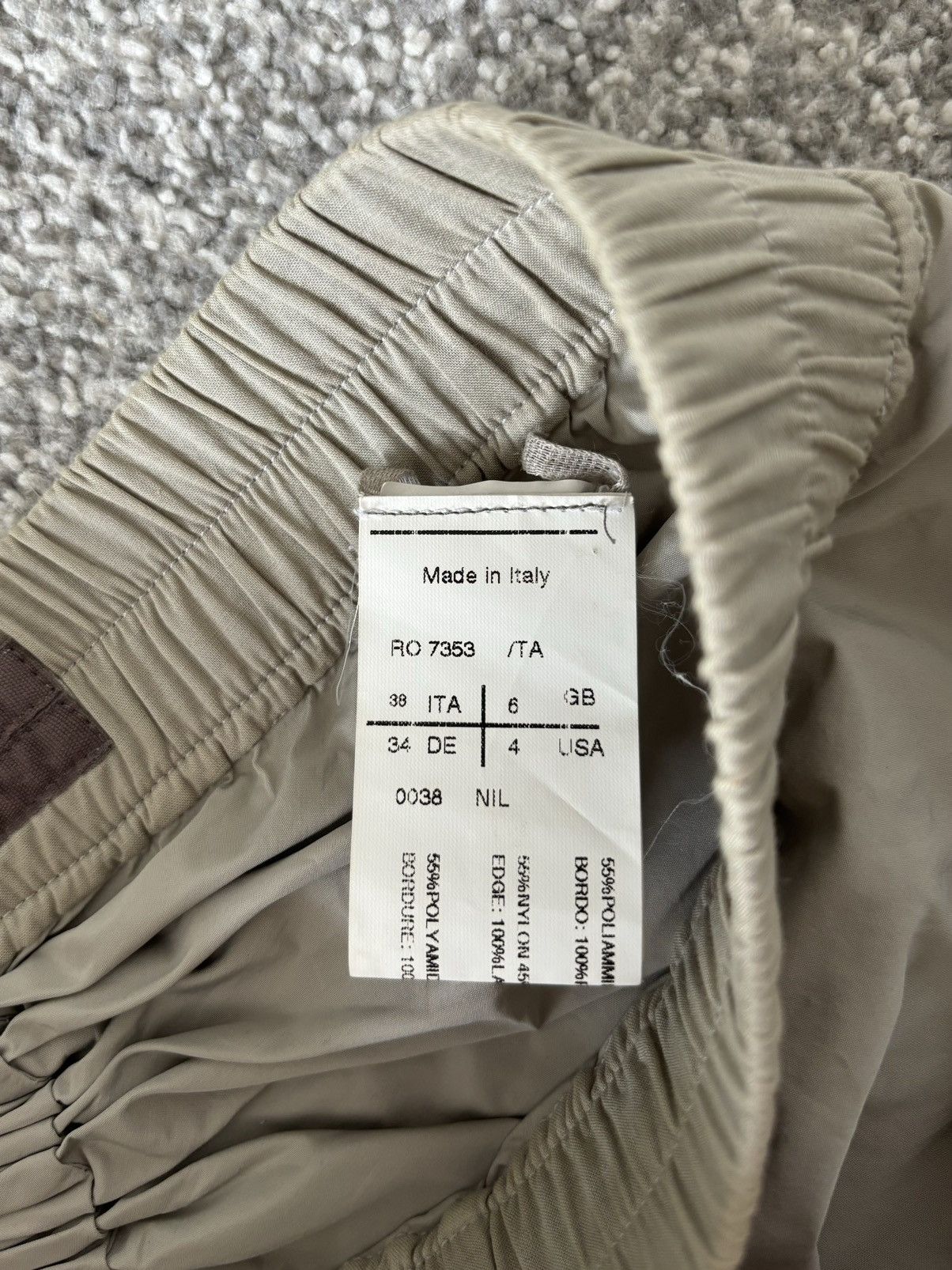 Rick Owens Rick Owens ss13 ISLAND shrimp skirt NIL RO 7353 Size 27" / US 4 / IT 40 - 7 Thumbnail