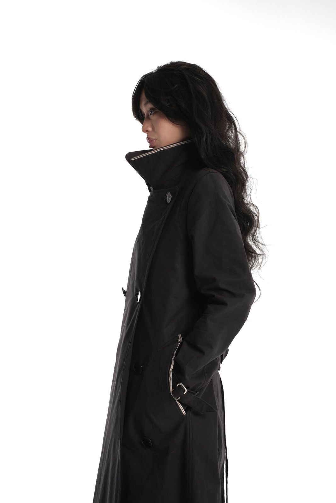Carol Christian Poell Self Edge Tailored Crossfront Trench Coat Size US S / EU 44-46 / 1 - 3 Thumbnail