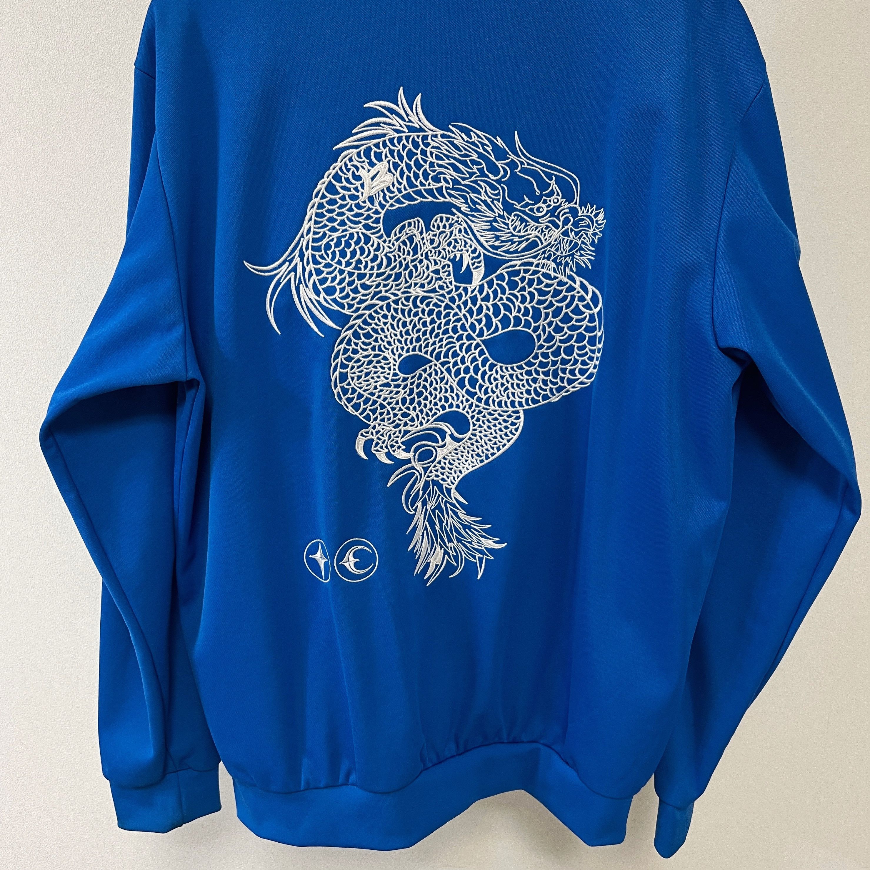Adidas × Thug Club Thug Club Adidas Dragon Beckenbauer Track Top Blue Size US XXL / EU 58 / 5 - 7 Thumbnail