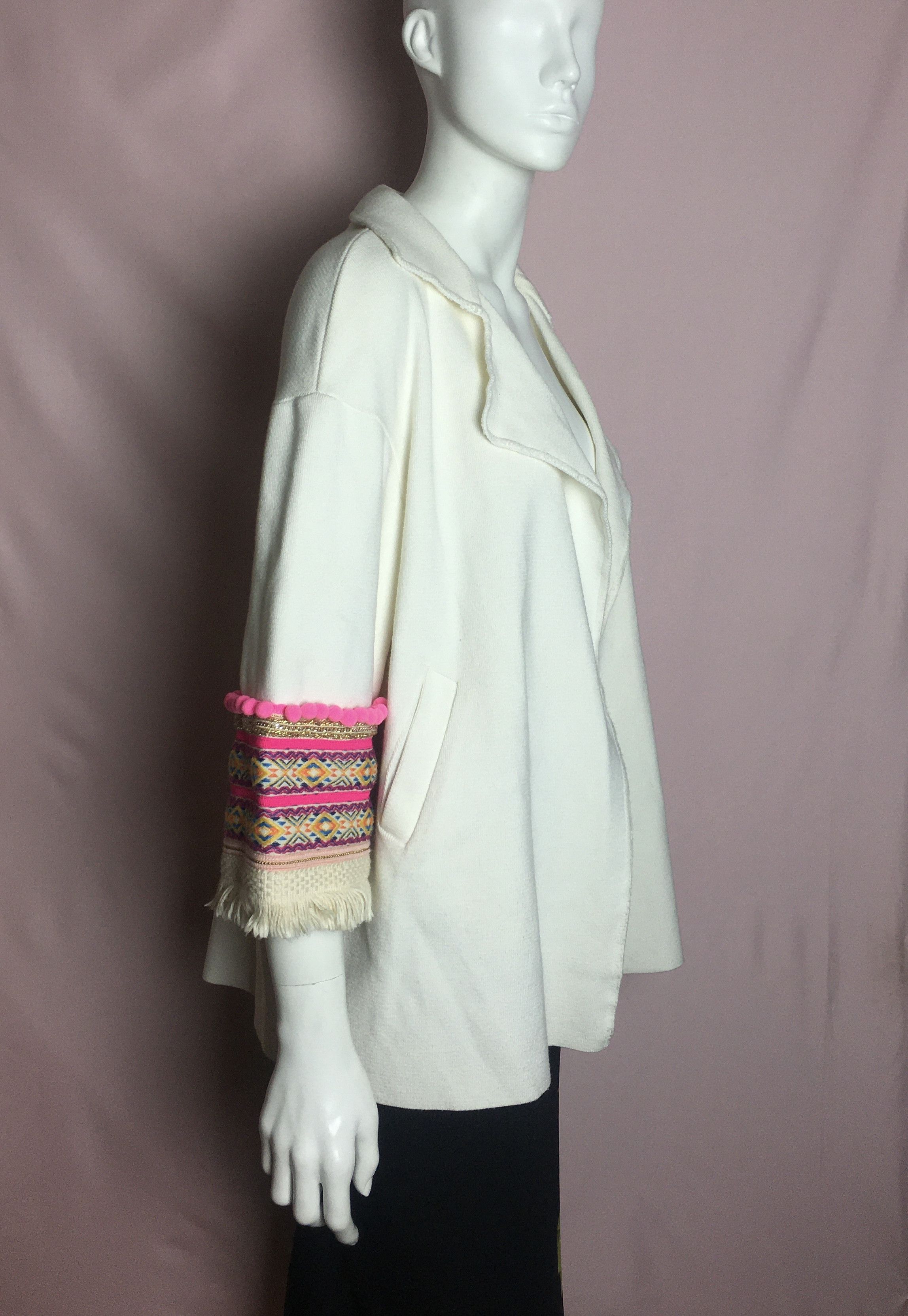 Other Giada Benincasa Boho Style Open Cardigan Size M Size M / US 6-8 / IT 42-44 - 4 Thumbnail