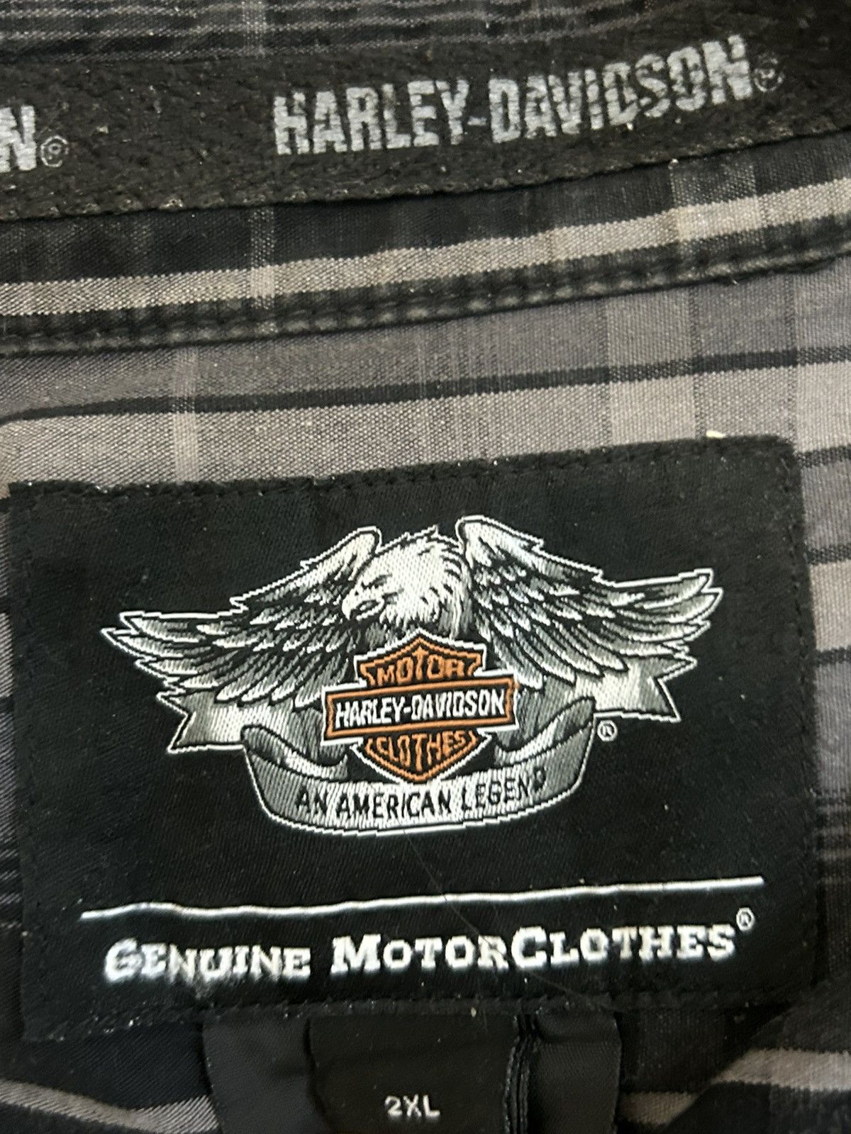 Harley Davidson Harley Davidson Black / Grey Flannel Size US XXL / EU 58 / 5 - 4 Thumbnail