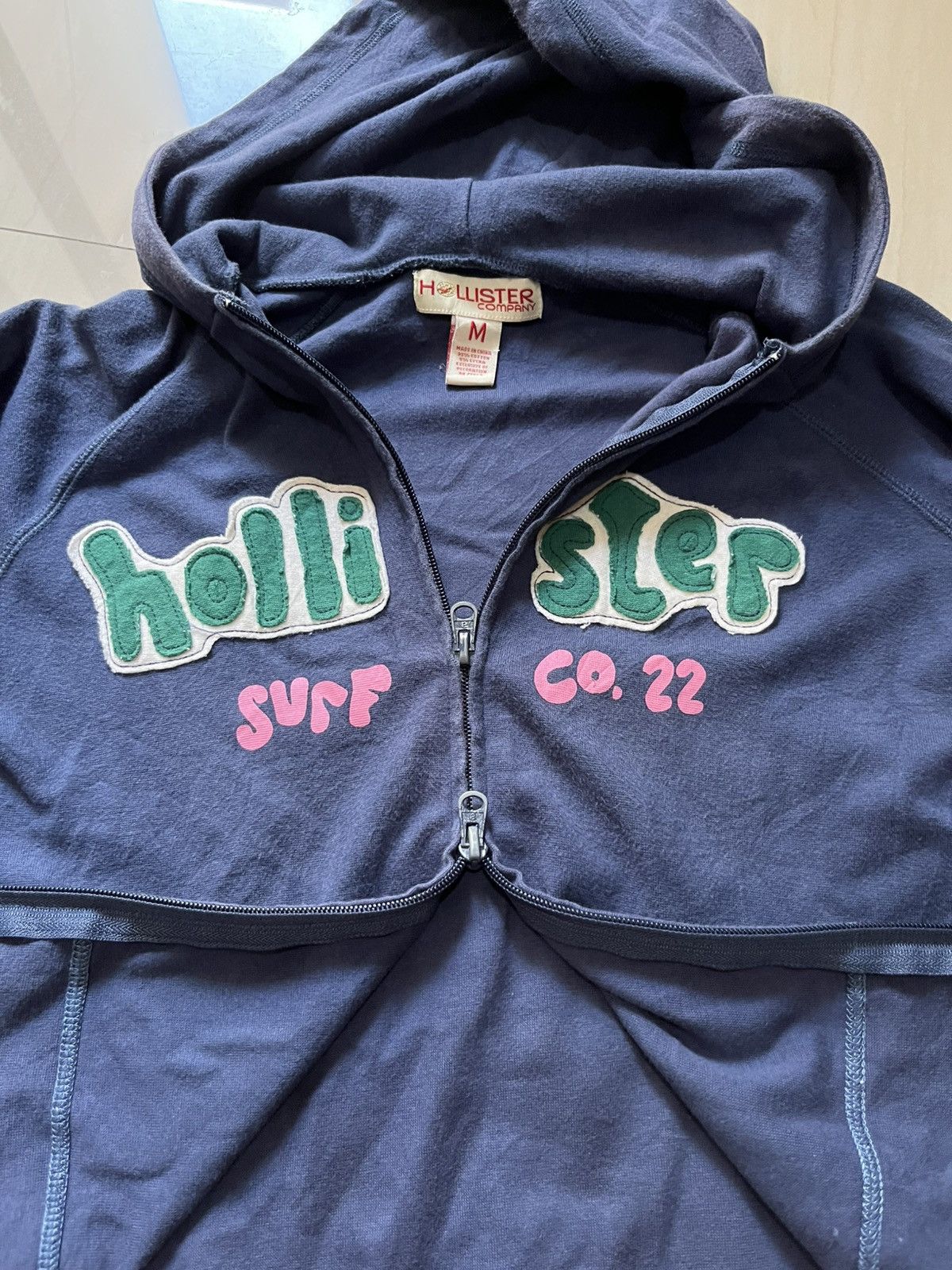 Hollister Double zipper hoodie hollister y2k 2000s Size M / US 6-8 / IT 42-44 - 3 Thumbnail