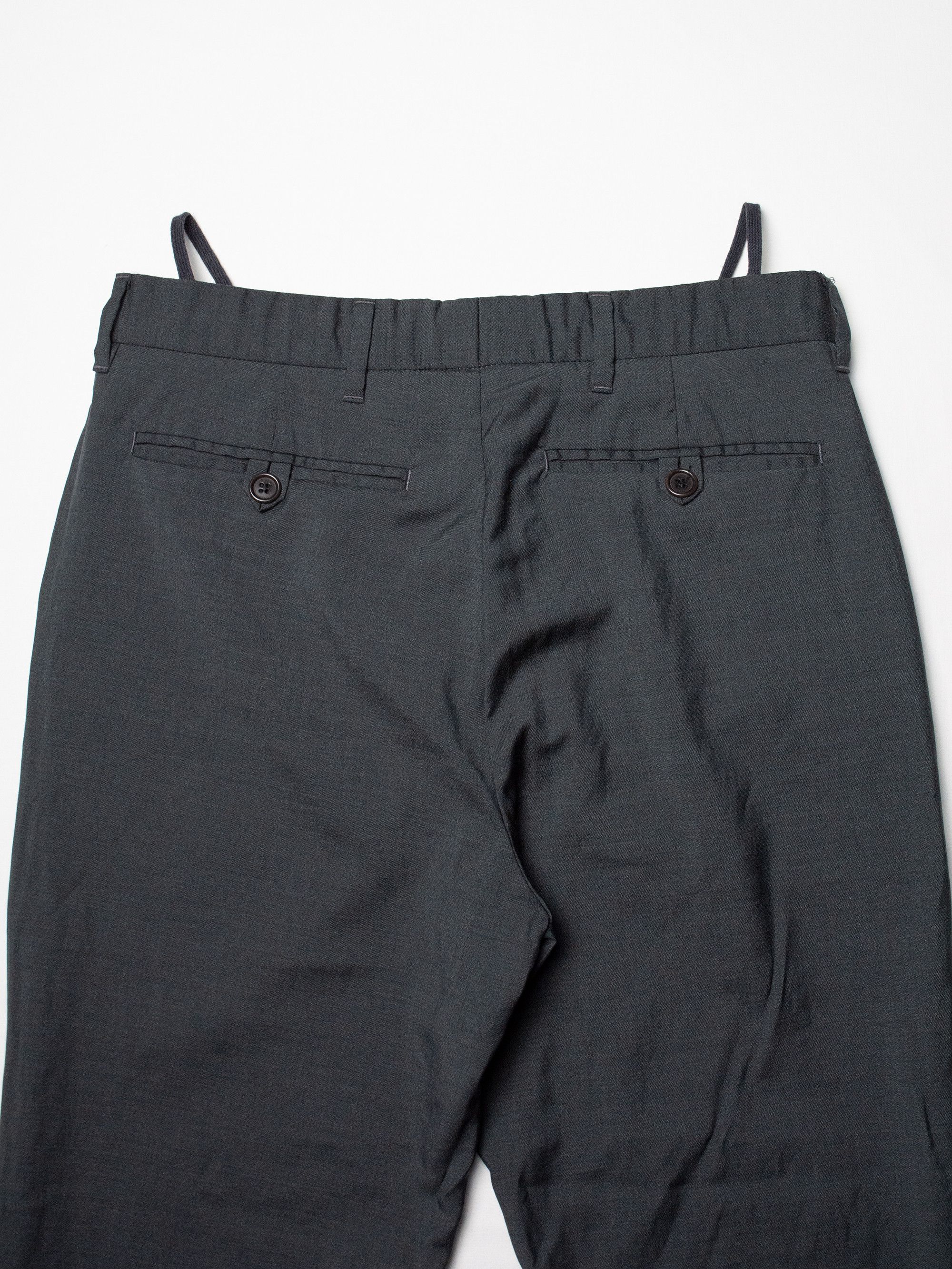 Helmut Lang vintage Helmut Lang wool and silk lightweight pants Size 27" / US 4 / IT 40 - 4 Thumbnail