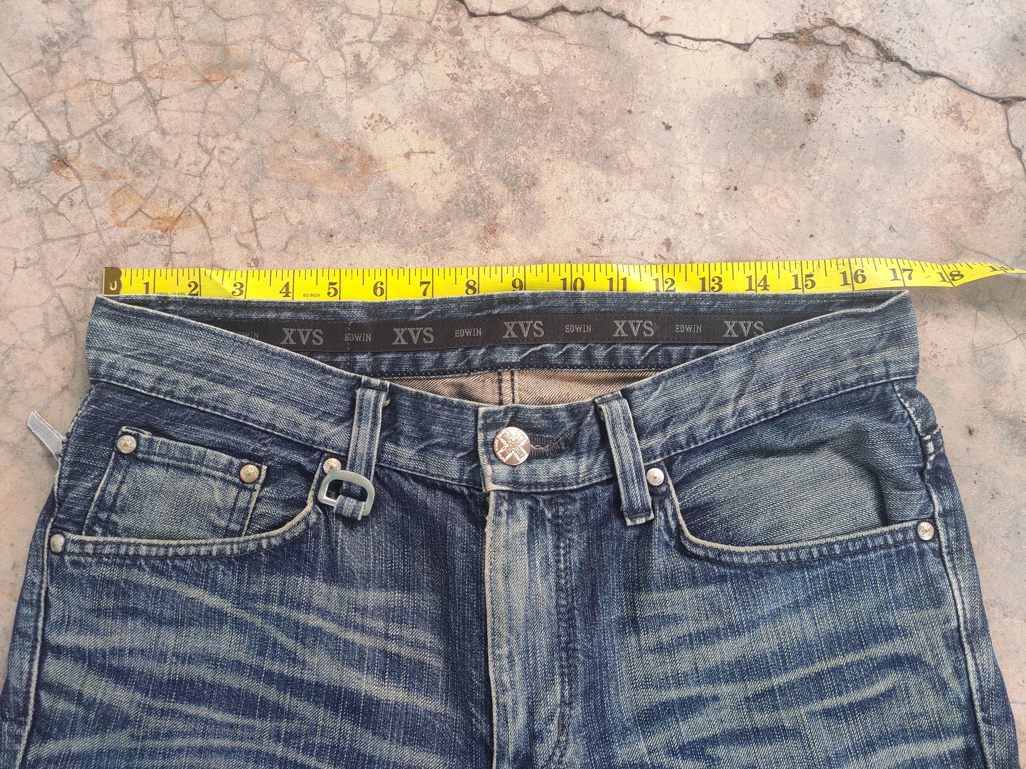 Edwin × Jean × Vintage VINTAGE EDWIN FLARE RIPPED FADED JEANS DENIM PANTS Size US 34 / EU 50 - 8 Thumbnail