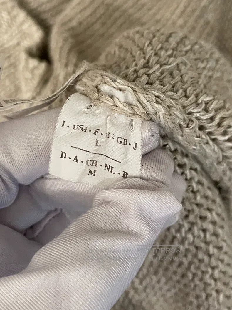 Brunello Cucinelli Brunello Cucinelli Light Khaki Linen Sequin Sweater Size M / US 6-8 / IT 42-44 - 6 Thumbnail