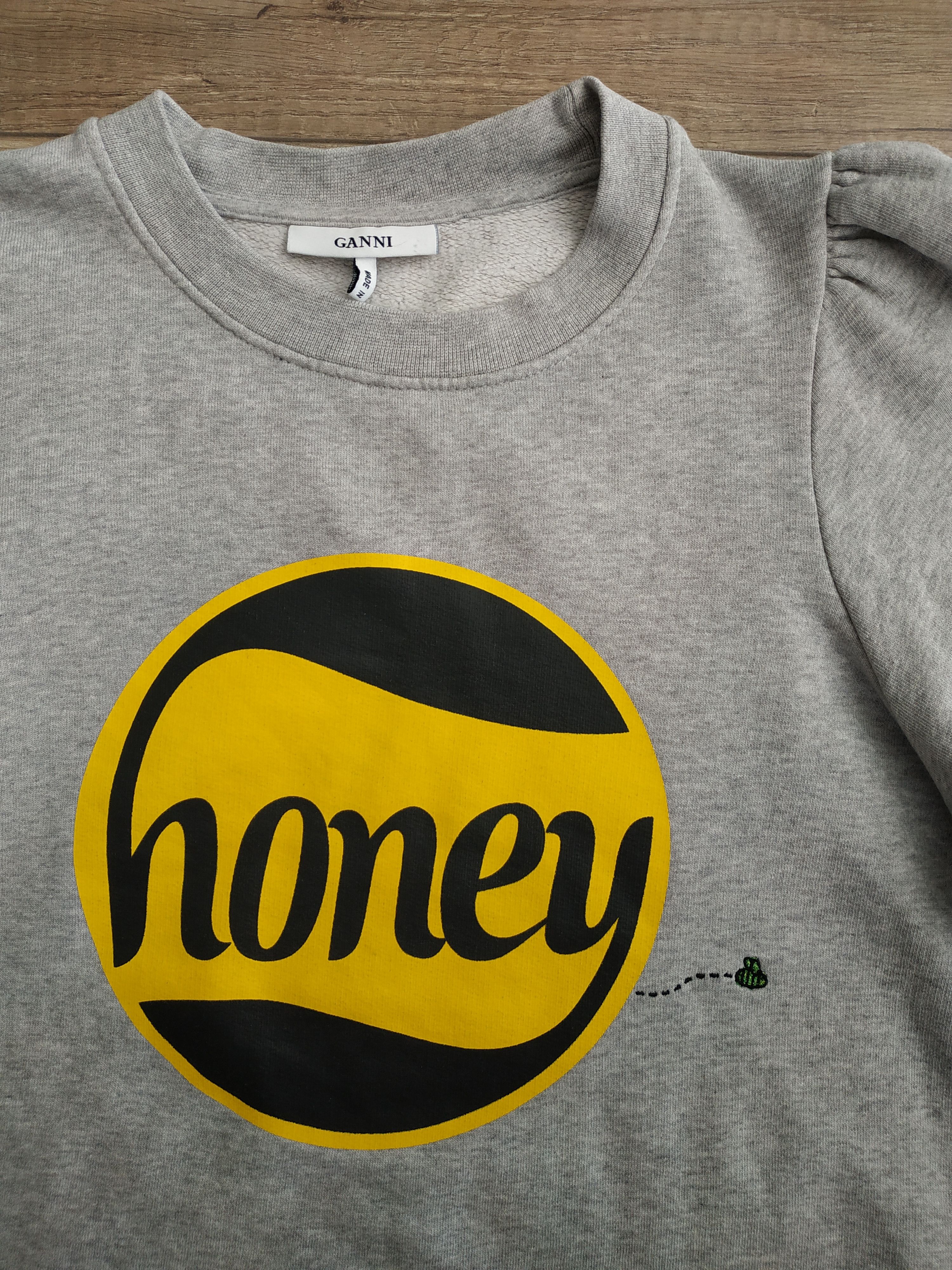 Ganni GANNI 'Honey' Women's Sweatshirt, s. MEDIUM, fit. SMALL Size M / US 6-8 / IT 42-44 - 5 Thumbnail