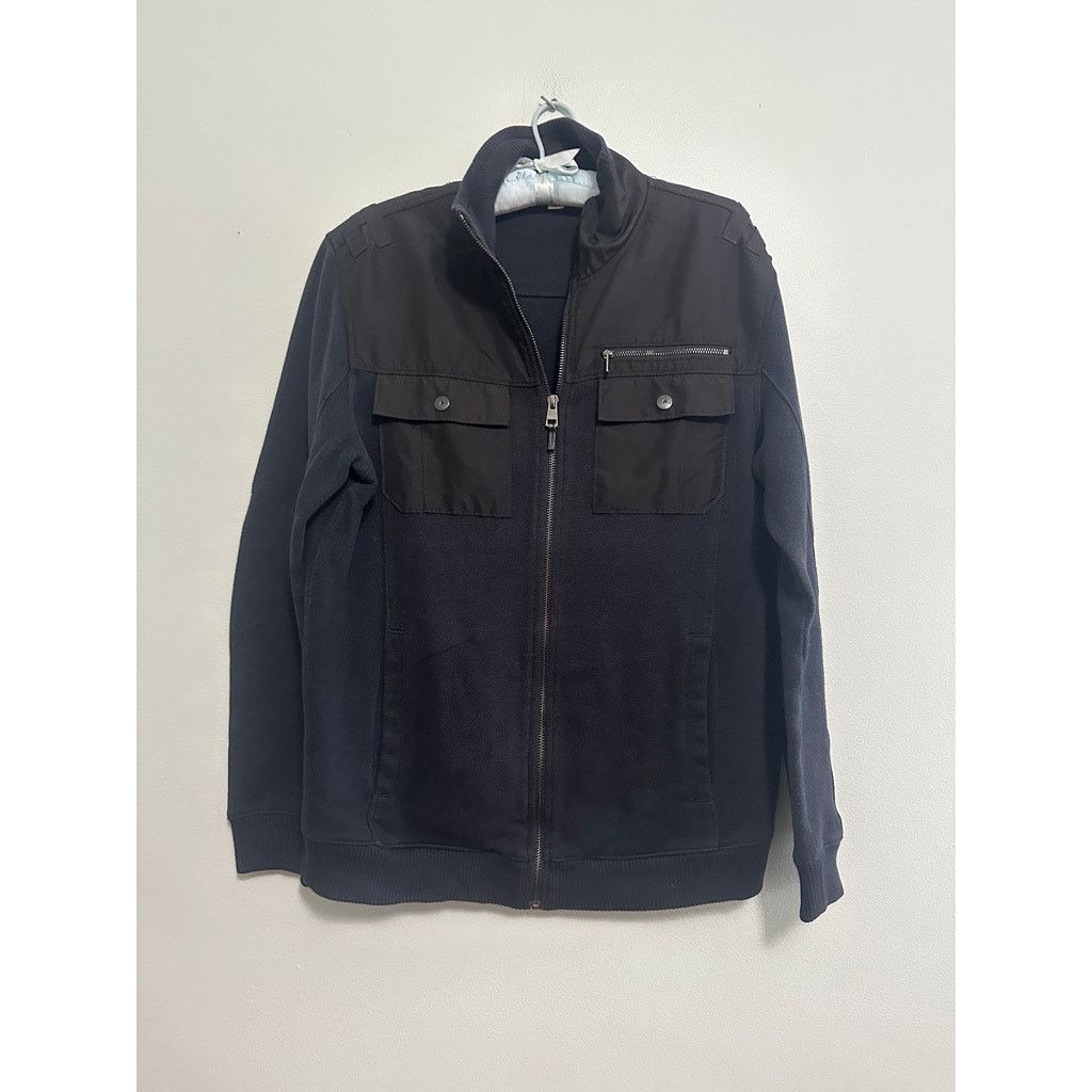 Calvin Klein Calvin Klein navy full zip cardigan jacket size M Size US M / EU 48-50 / 2 - 2 Thumbnail