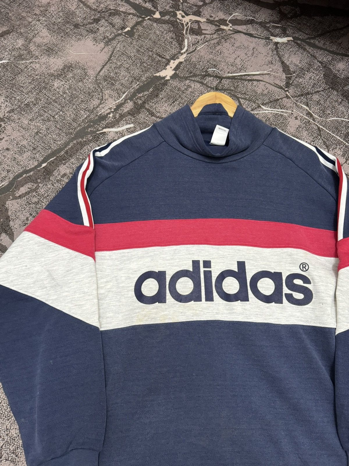 Adidas × Vintage Vintage Adidas Boxy Sweatshirt Size US XXL / EU 58 / 5 - 7 Thumbnail