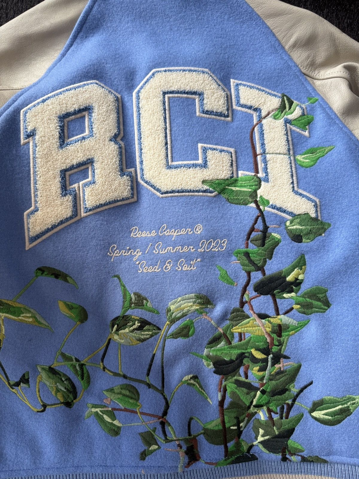Reese Cooper Reese Cooper Embroidered Vibes Varsity Jacket Size US S / EU 44-46 / 1 - 5 Thumbnail