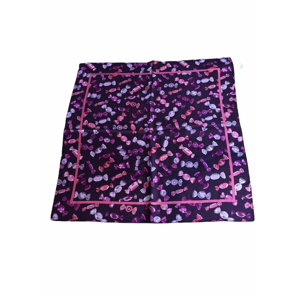 Kate Spade Kate Spade Candy Shop SWEETS SLG 100% Silk Bandana/ Scarf Size ONE SIZE - 2 Thumbnail