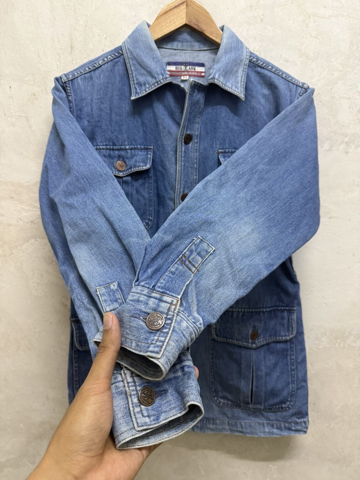 Vintage Vintage Big Yank Blue Denim Jean Trucker Jacket Size US M / EU 48-50 / 2 - 4 Thumbnail