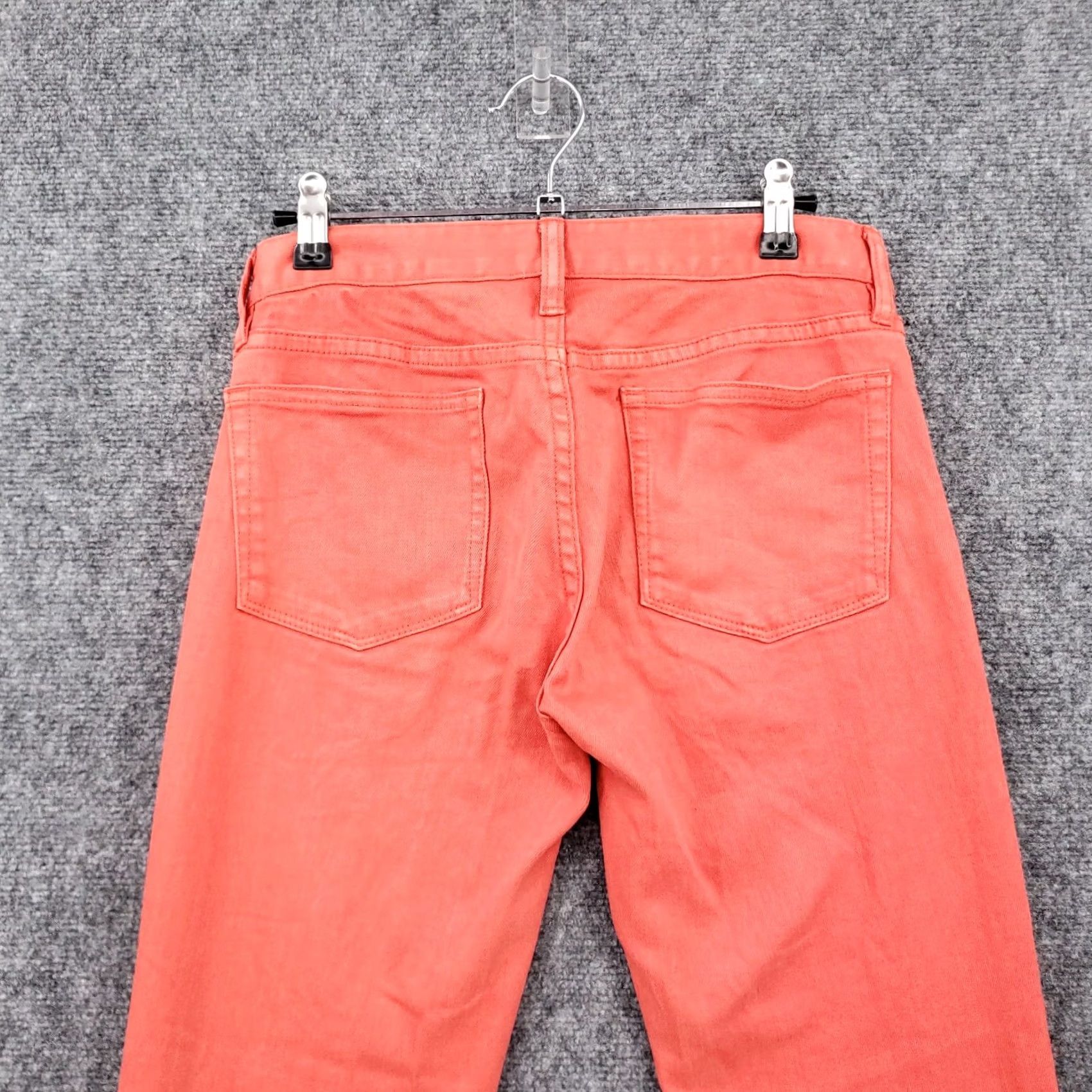 J.Crew J.Crew Jeans Women 26 Low Rise Toothpick Ankle Low Rise Medium Wash Orange Denim Jeans Women 26 Orange Denim Size 26" / US 2 / IT 38 - 7 Thumbnail