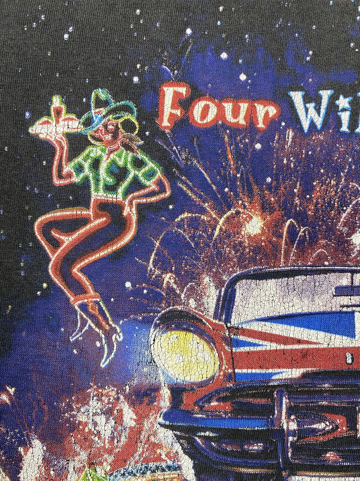 Bon Jovi Bon Jovi Four Wild Nights 2001 Vintage Rock Band Tour Tee Size US L / EU 52-54 / 3 - 8 Thumbnail