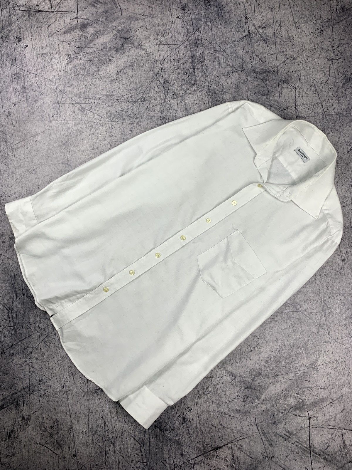 Balmain Designer Balmain White Classic Formal Shirt Button Ups Size US XS / EU 42 / 0 - 1 Thumbnail
