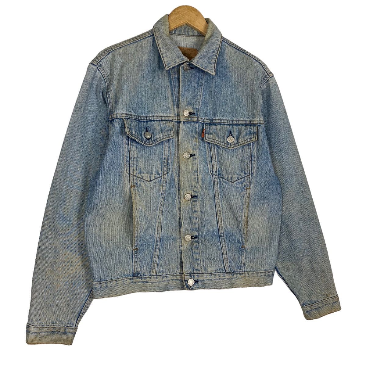 Levi's 70s Levis Type 3 Orange Tab Jacket Size US M / EU 48-50 / 2 - 2 Thumbnail