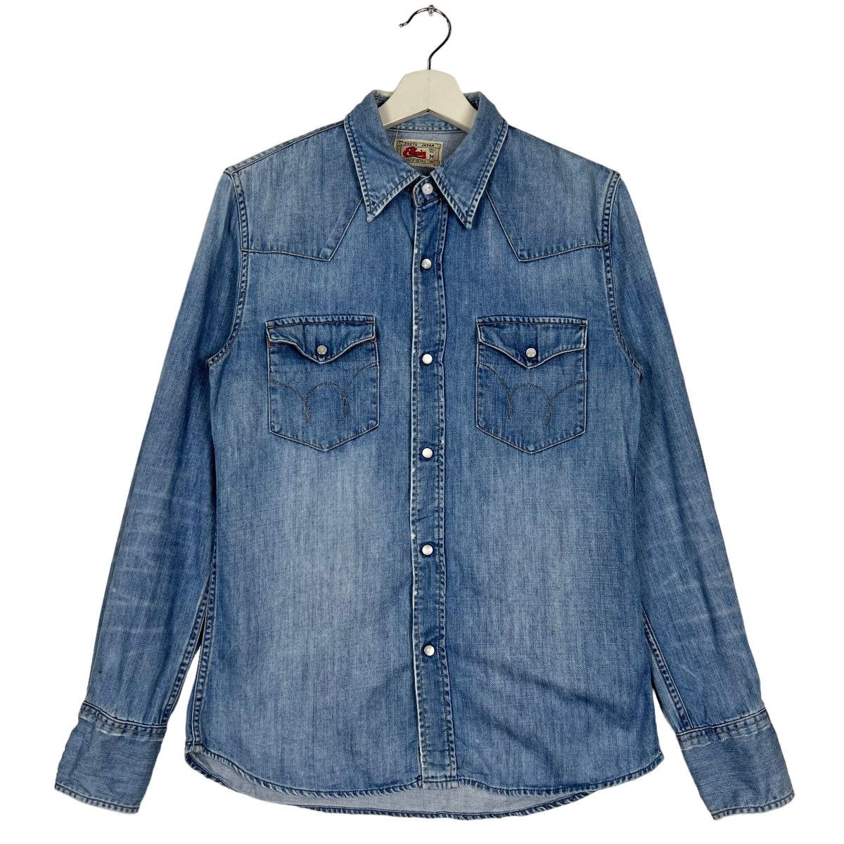 Edwin 🔥 EDWIN TOKYO JAPAN CAMBRAY SHIRTS Size US S / EU 44-46 / 1 - 2 Thumbnail