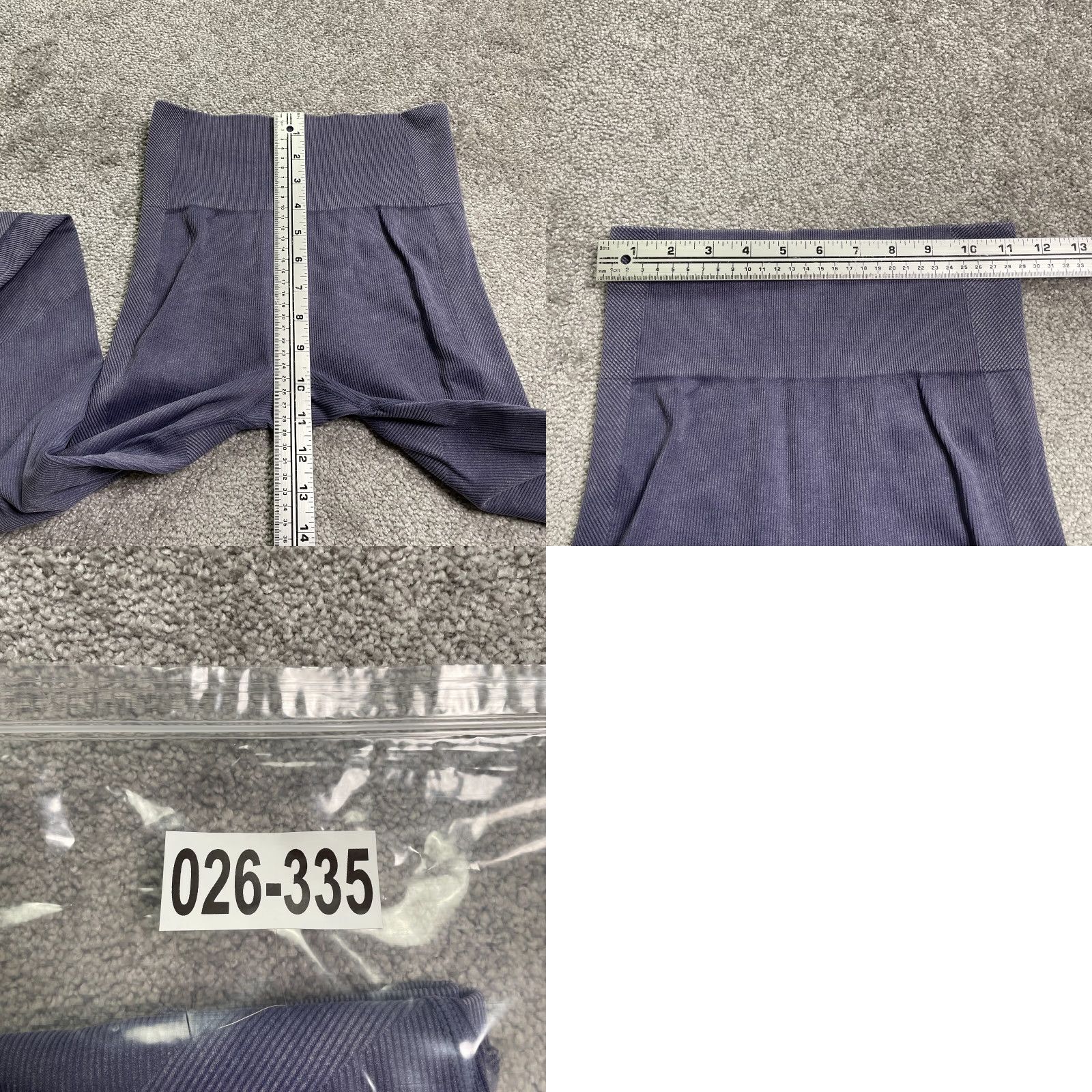 Vintage JOYLAB Compression Leggings Women's Small Purple Athletic Yoga Activewear 22in Waist Size 28" / US 6 / IT 42 - 8 Thumbnail