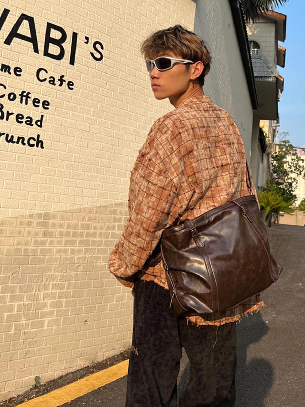 Niche Vintage Underarm Tote | PU Crossbody Street Bag