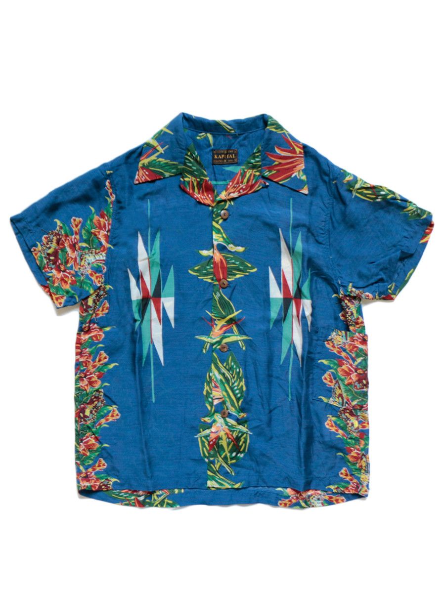 Kapital Kapital Silk rayon hibiscus Ortega pt Aloha shirt Size US M / EU 48-50 / 2 - 1 Preview