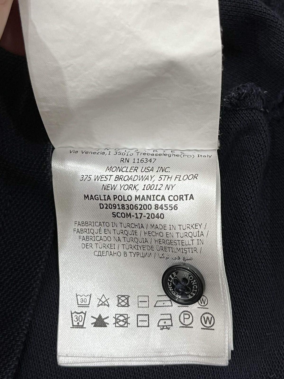 Moncler Steals Moncler Maglia Polo Manica Corta 👕 Size US M / EU 48-50 / 2 - 8 Thumbnail