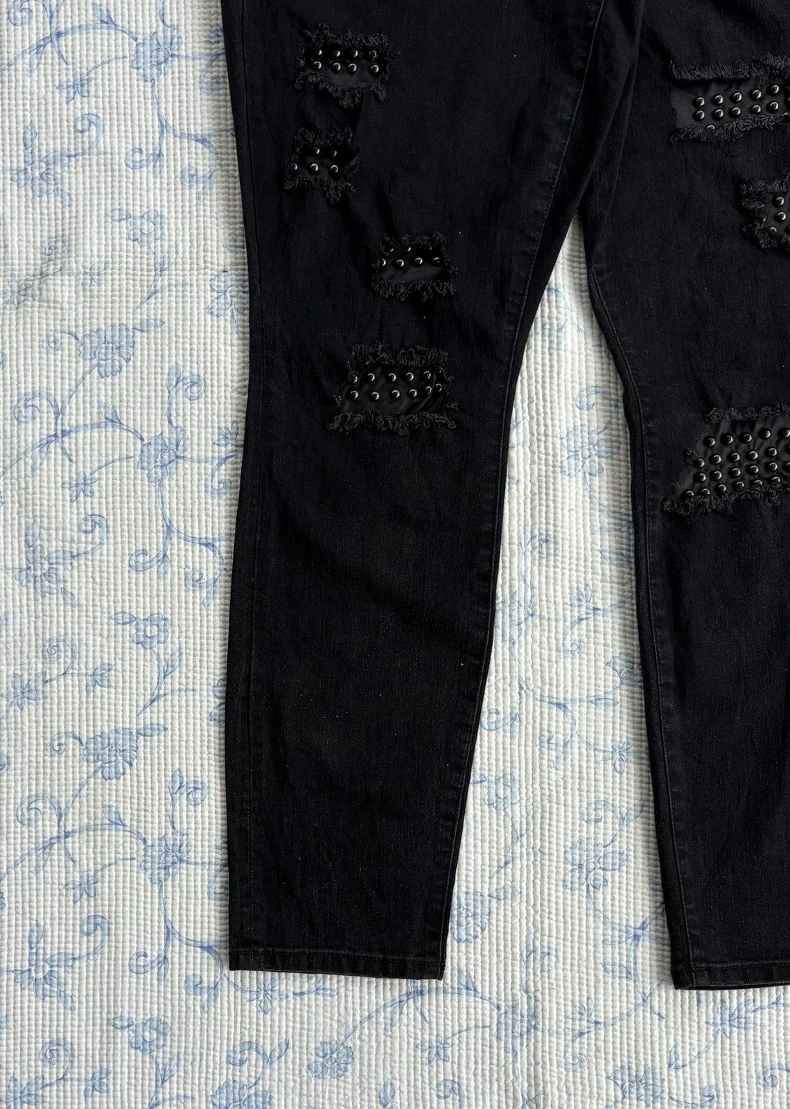 Torrid Torrid Streetwear Jeans Flared Distressed Denim Size US 38 / EU 54 - 5 Thumbnail