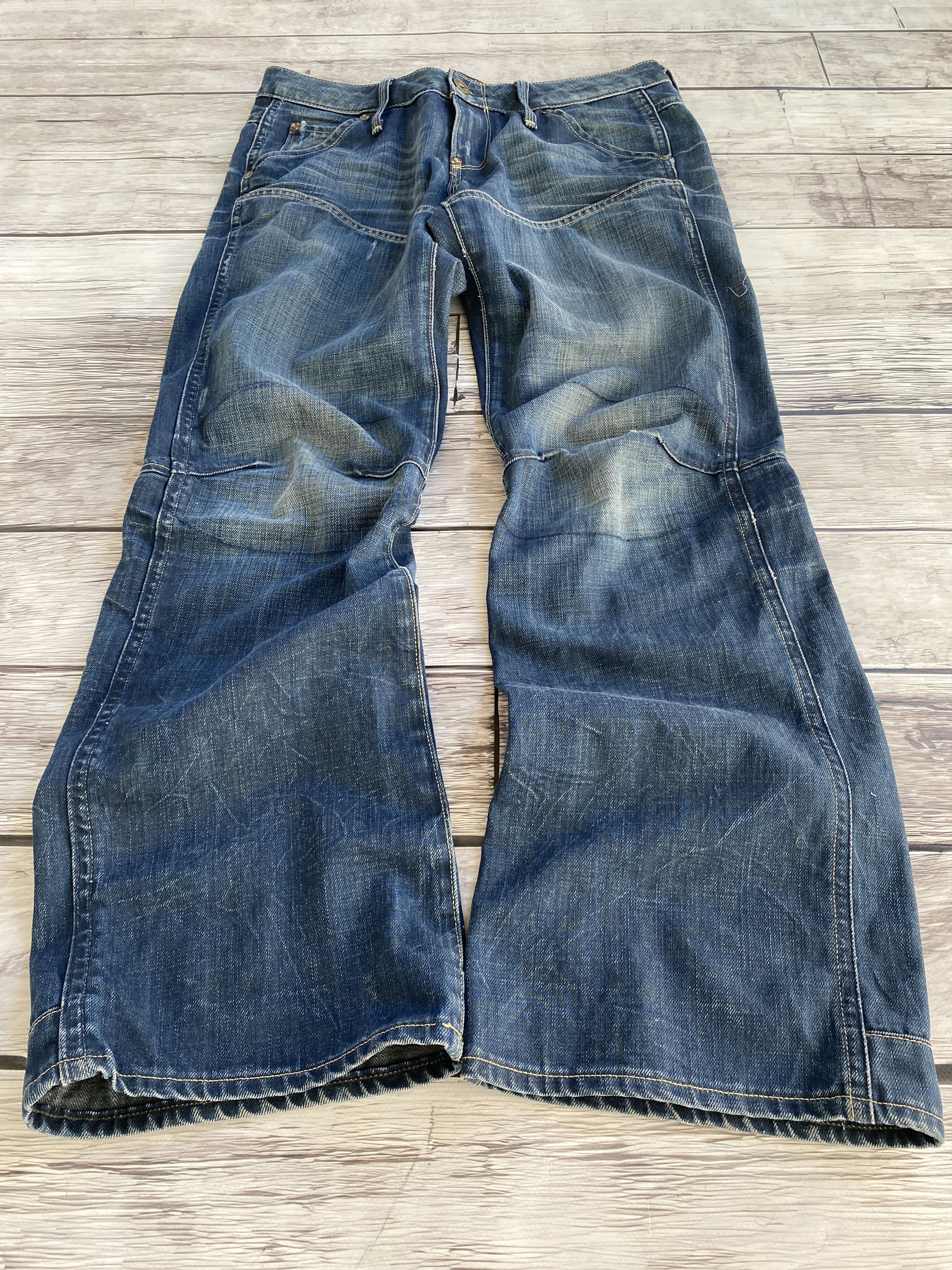 Japanese Brand Vintage G-Star Balenciaga Style Bondage Cargo Pants Size US 32 / EU 48 - 1 Thumbnail