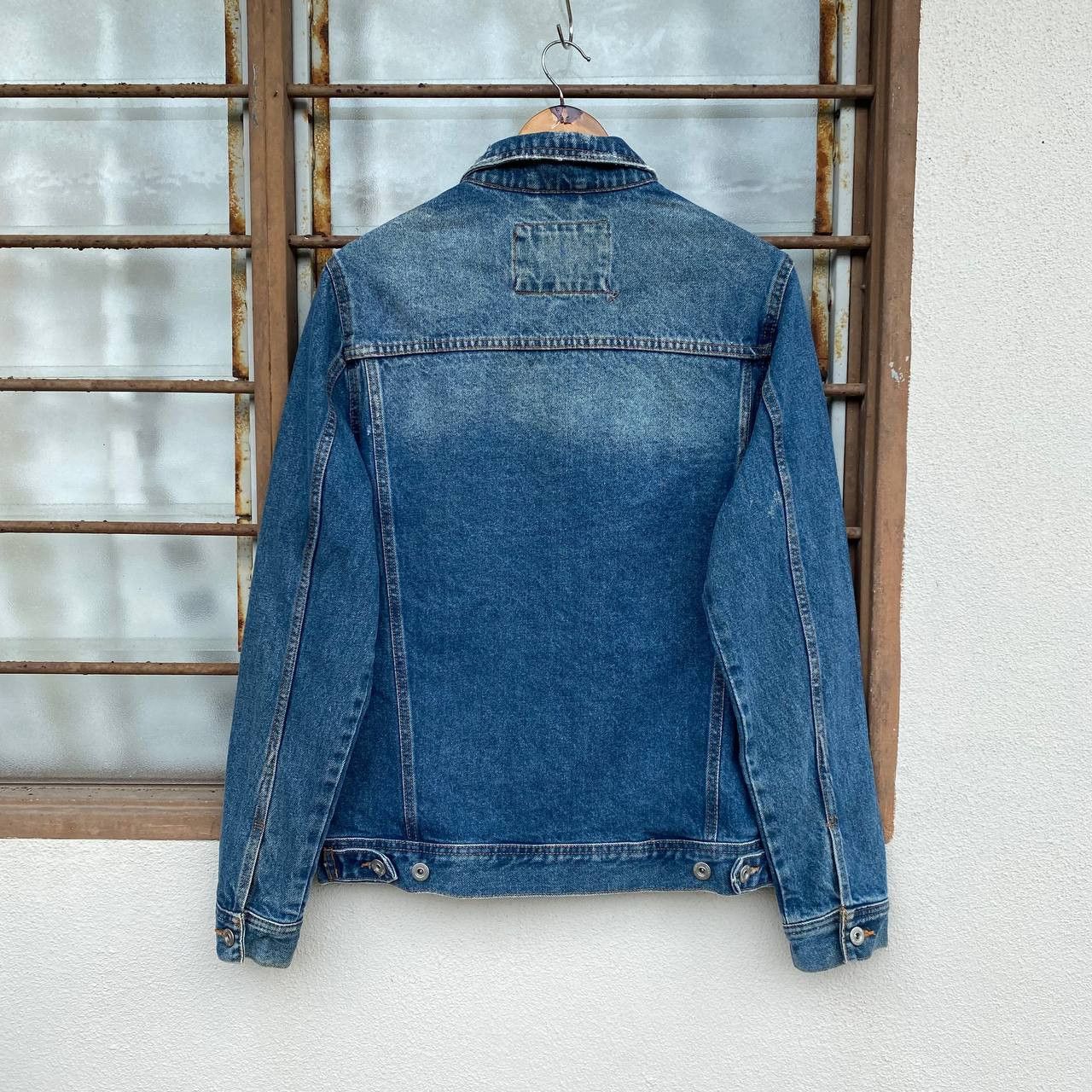 Zara Zara Man Distressed Denim Jacket Trucker M Frayed Raw Edge Size US M / EU 48-50 / 2 - 10 Thumbnail