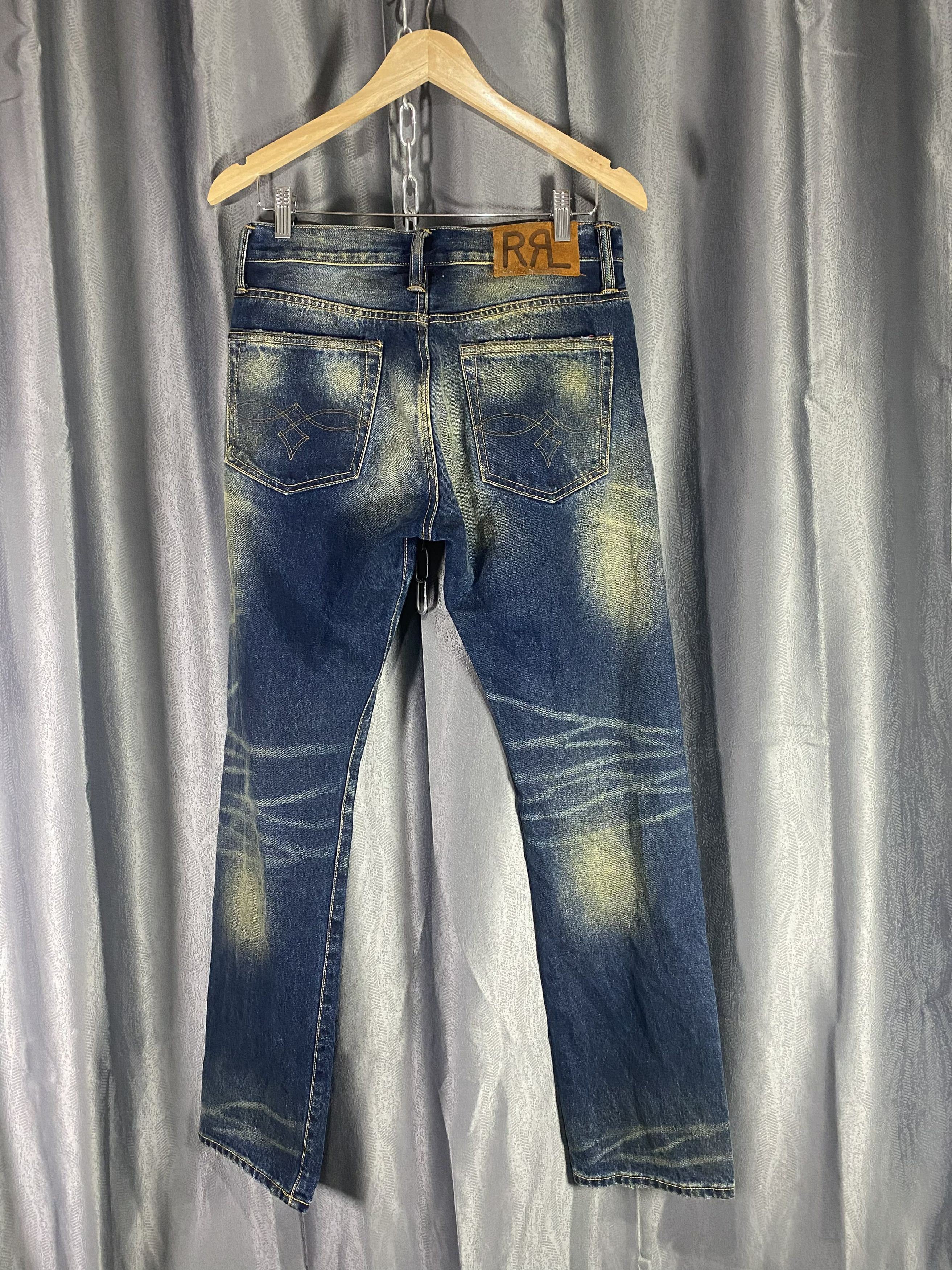 RRL Ralph Lauren RALPH LAUREN DOUBLE RL - RRL - LOW STRAIGHT SELVEDGE DENIM Size US 29 - 3 Thumbnail