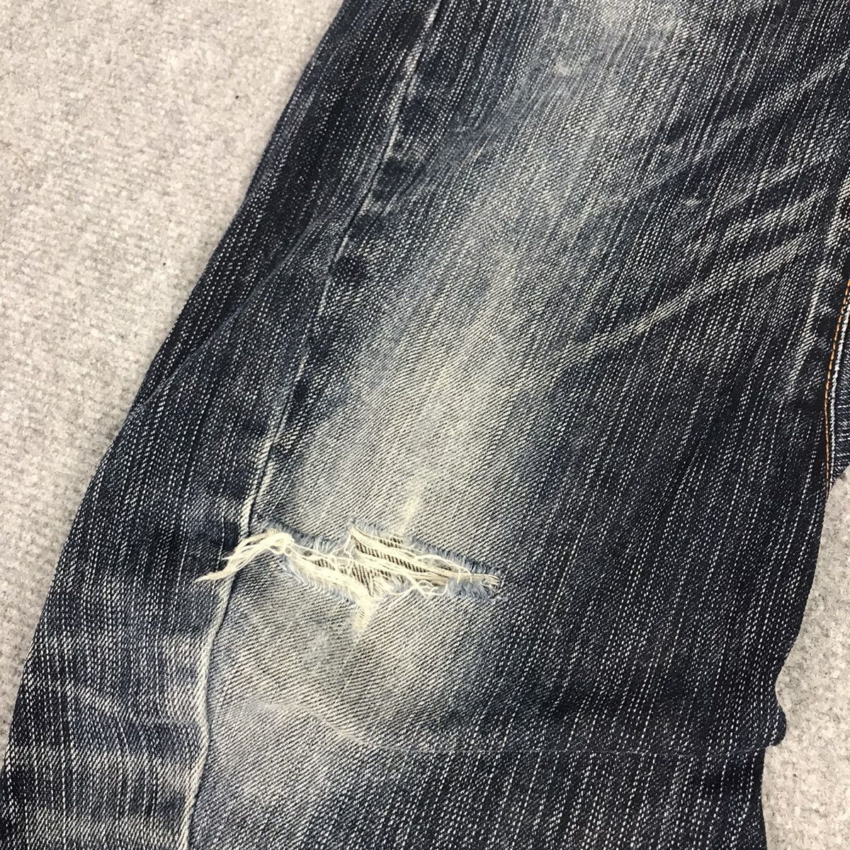 Japanese Brand BANANA STYLE DENIM DISTRESSED JEANS EDWIN PANTS Size US 28 / EU 44 - 5 Thumbnail