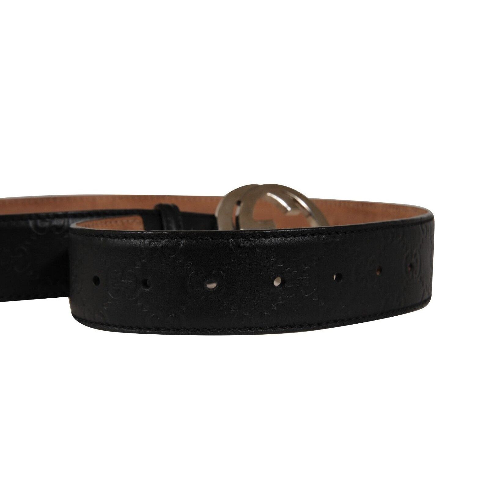 Gucci Interlocking GG Supreme Buckle Belt Size 90 36 B Size 36 - 8 Thumbnail