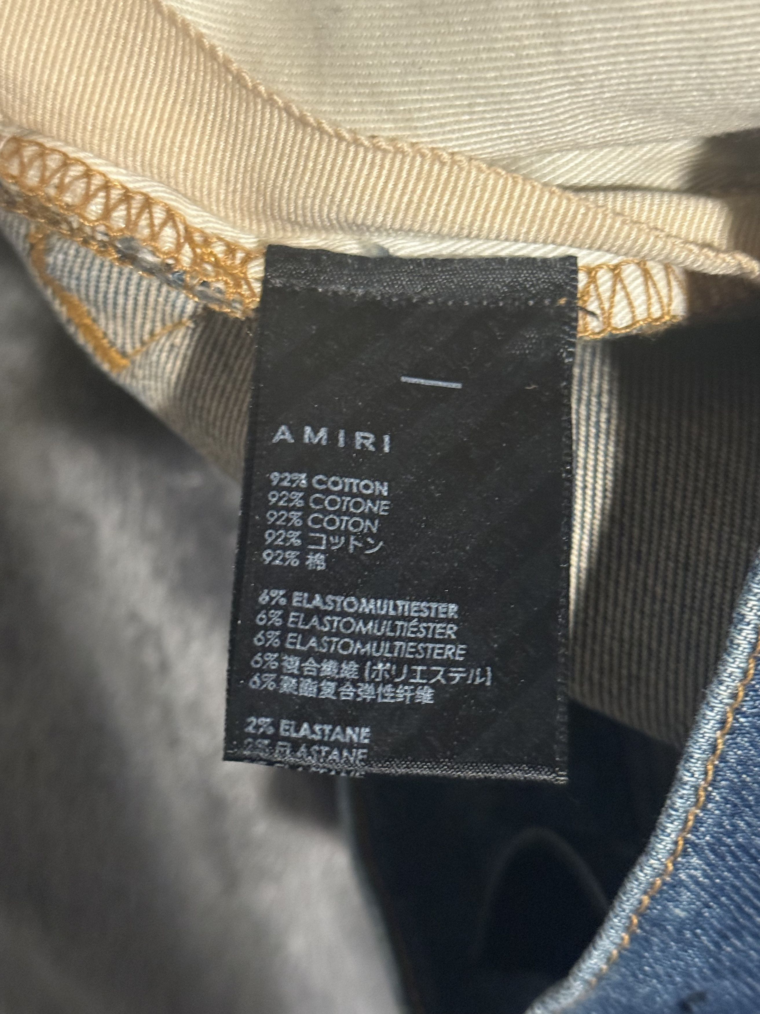 Amiri Blue Amiri Jeans Size US 34 / EU 50 - 8 Thumbnail