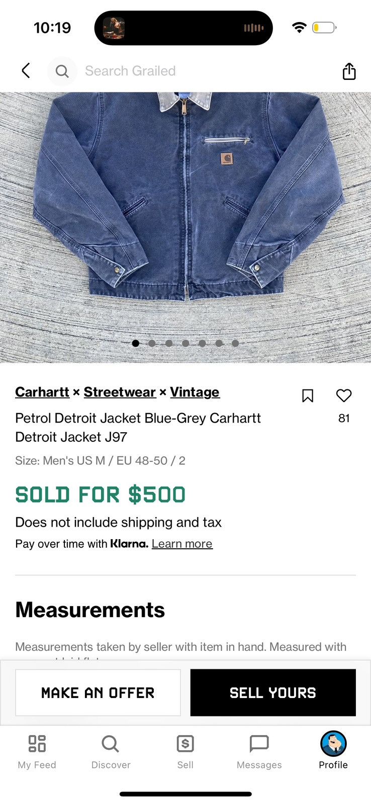 Carhartt Vintage Carhartt Detroit Jacket Size US XXL / EU 58 / 5 - 2 Thumbnail