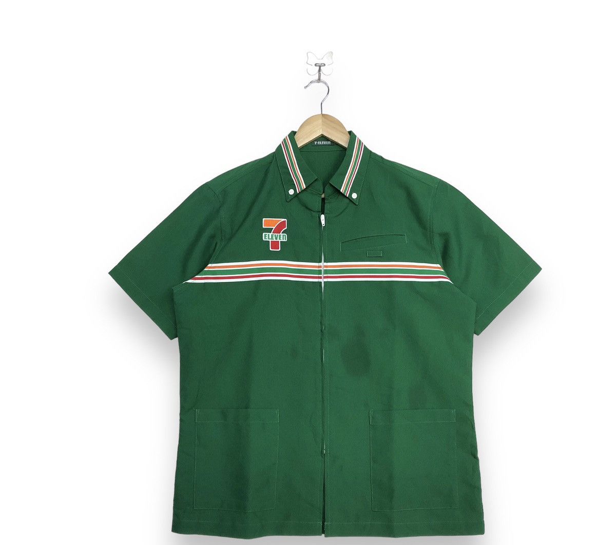 Japanese Brand Vintage 7 Eleven Japan Uniform Store Shirt Size US M / EU 48-50 / 2 - 1 Thumbnail