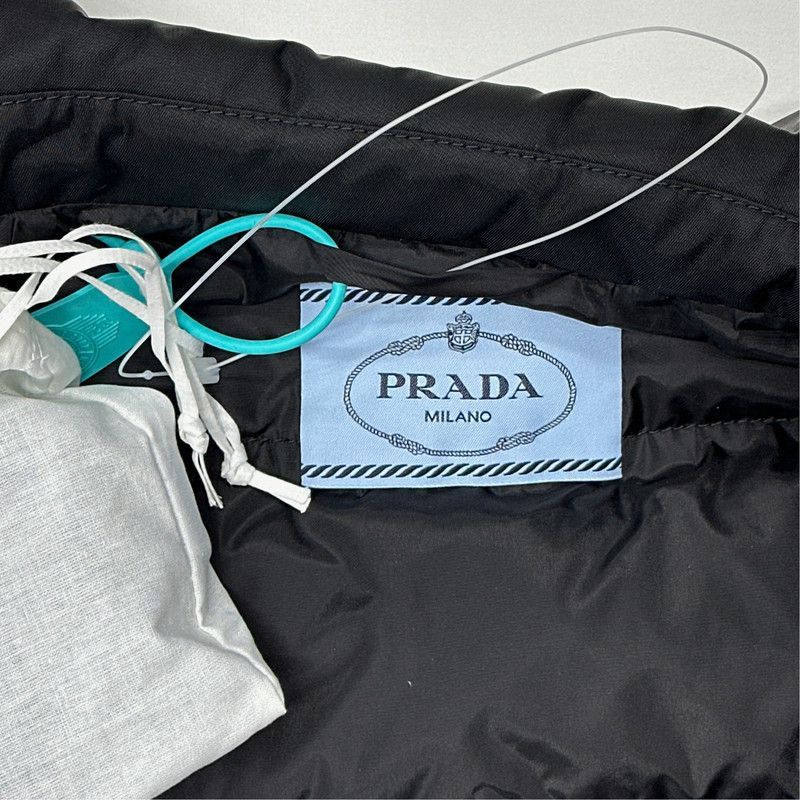 Prada Prada SS24 Black Long Sleeve Down Jacket-2506 Size US XS / EU 42 / 0 - 3 Thumbnail