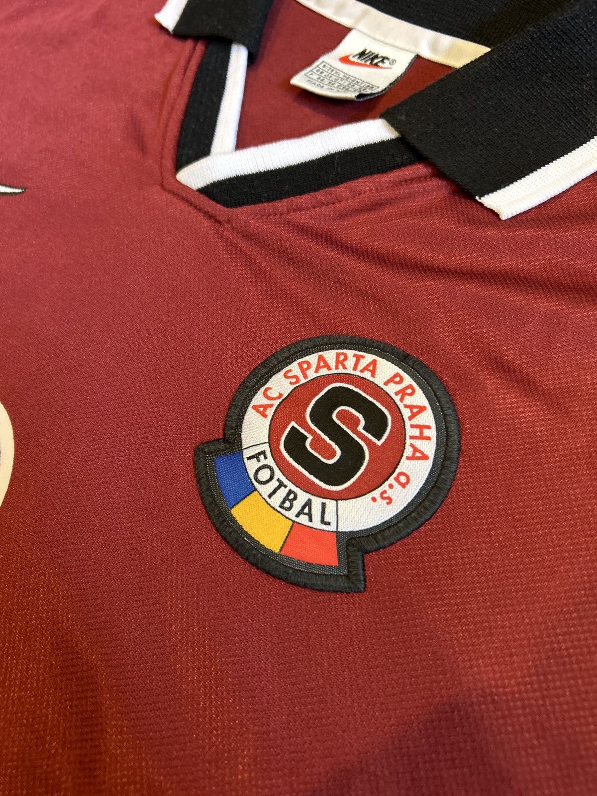 Vintage 97/98 AC Sparta Praha Home Shirt Size US XL / EU 56 / 4 - 7 Thumbnail