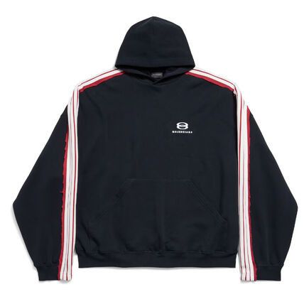 Balenciaga unity sports icon large hoodie black Size US XS / EU 42 / 0 - 1 Thumbnail