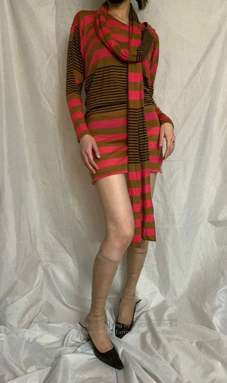 Vivienne Westwood Vivienne Westwood Wool Striped Dress Scarf . Size ONE SIZE - 7 Thumbnail
