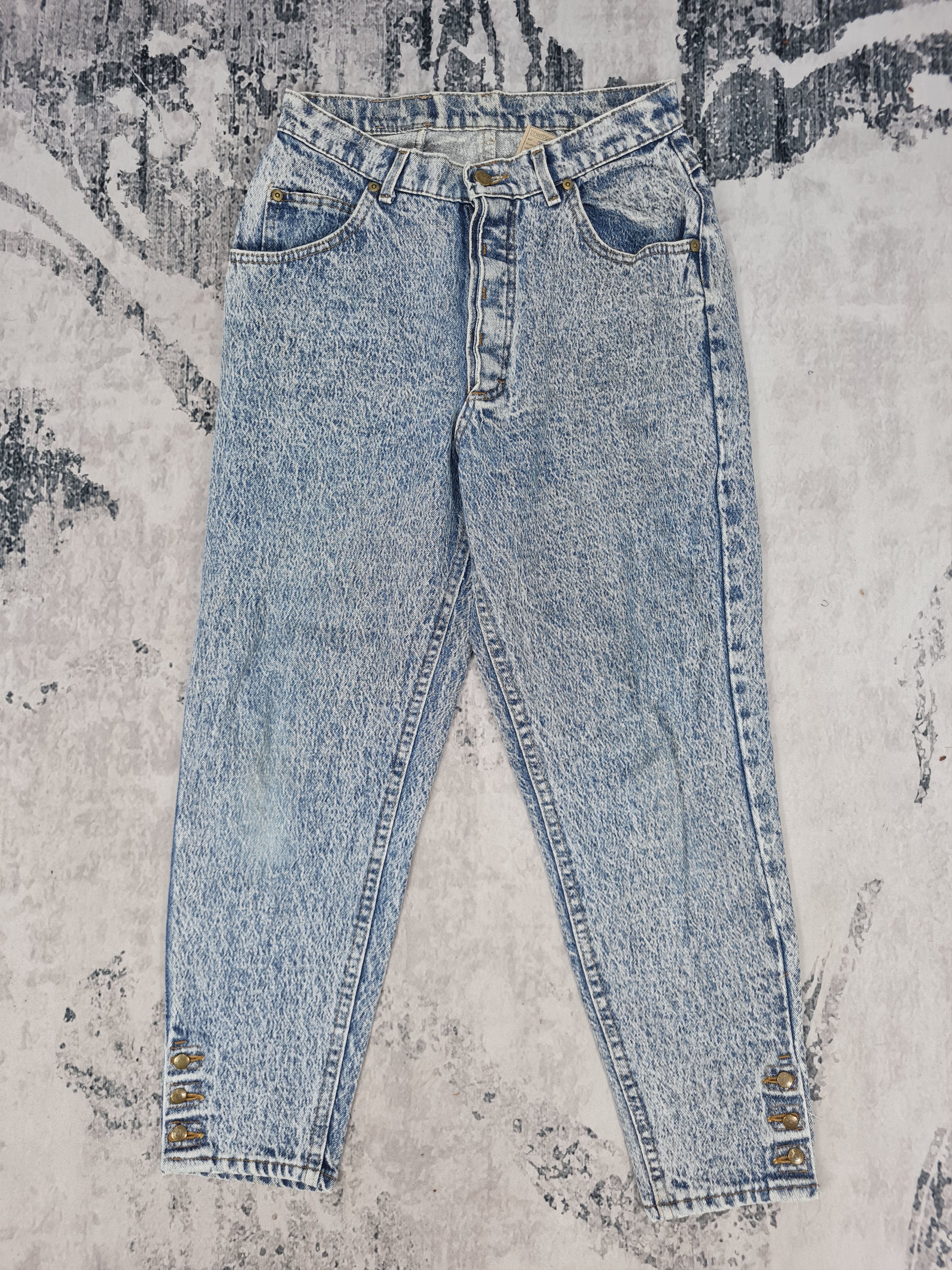 Lee Vtg 80's LEE RIDERS Acid Wash Moms Jeans 29x27 JB0123 Size 29" - 1 Thumbnail