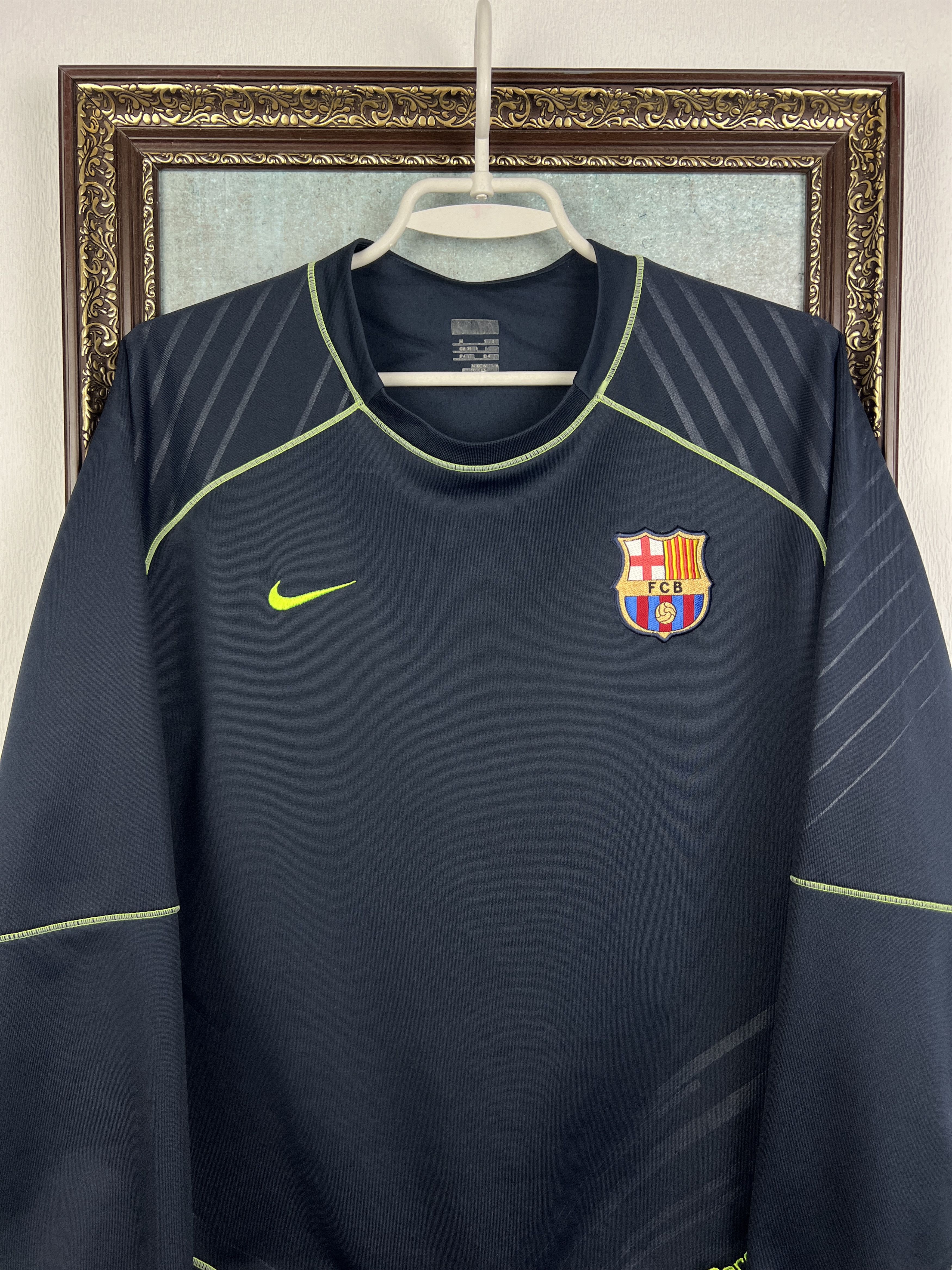 Nike Vintage FC Barcelona Football Sweatshirt Soccer Jacket Track Size US M / EU 48-50 / 2 - 2 Thumbnail