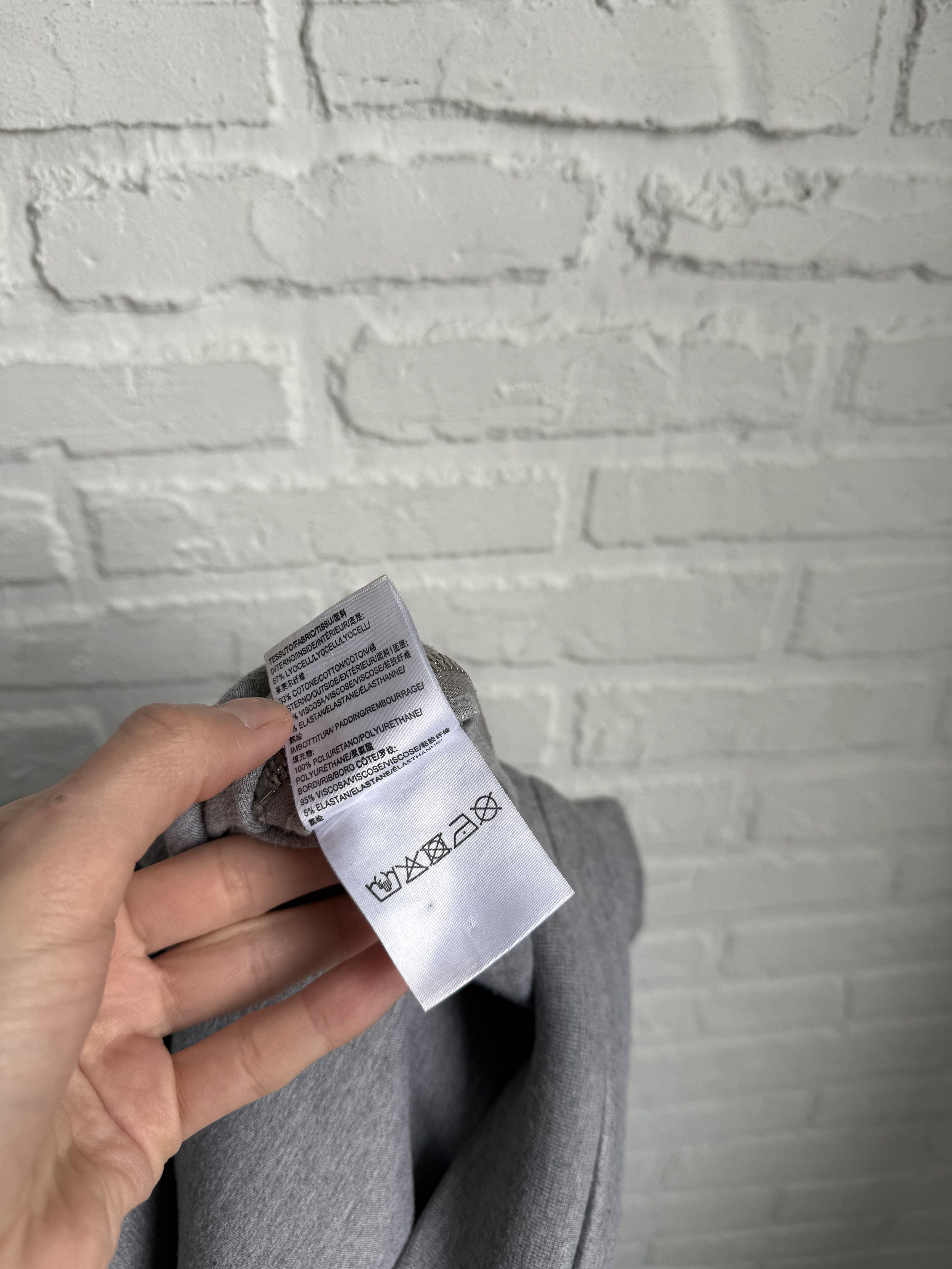 Neil Barrett Neil Barrett black thunder gray sweatshirt Size US S / EU 44-46 / 1 - 5 Thumbnail