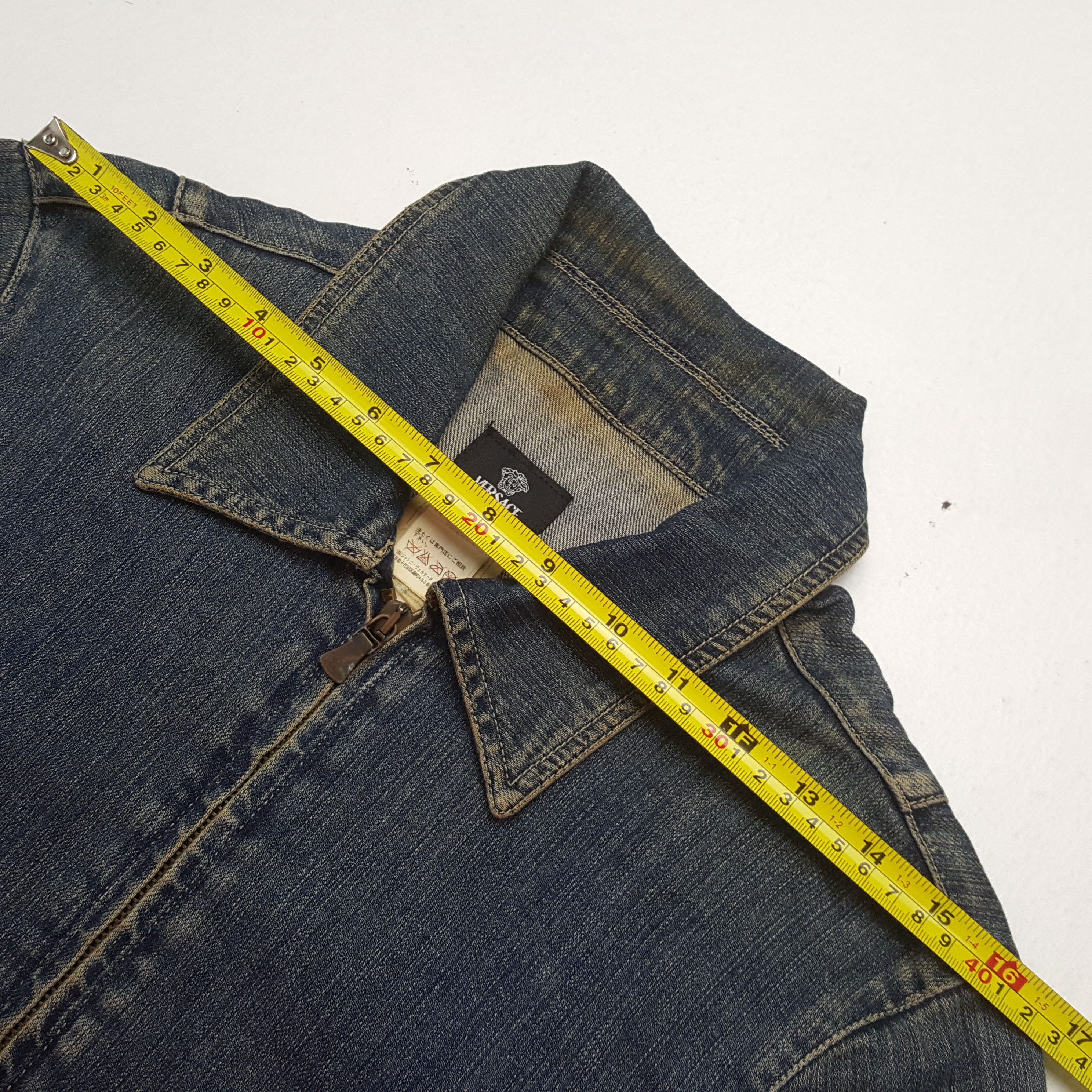 Versace Jeans Couture Vintage Versace Italian Fashion Brand Denim Jacket C314N27 Size XS / US 0-2 / IT 36-38 - 4 Thumbnail