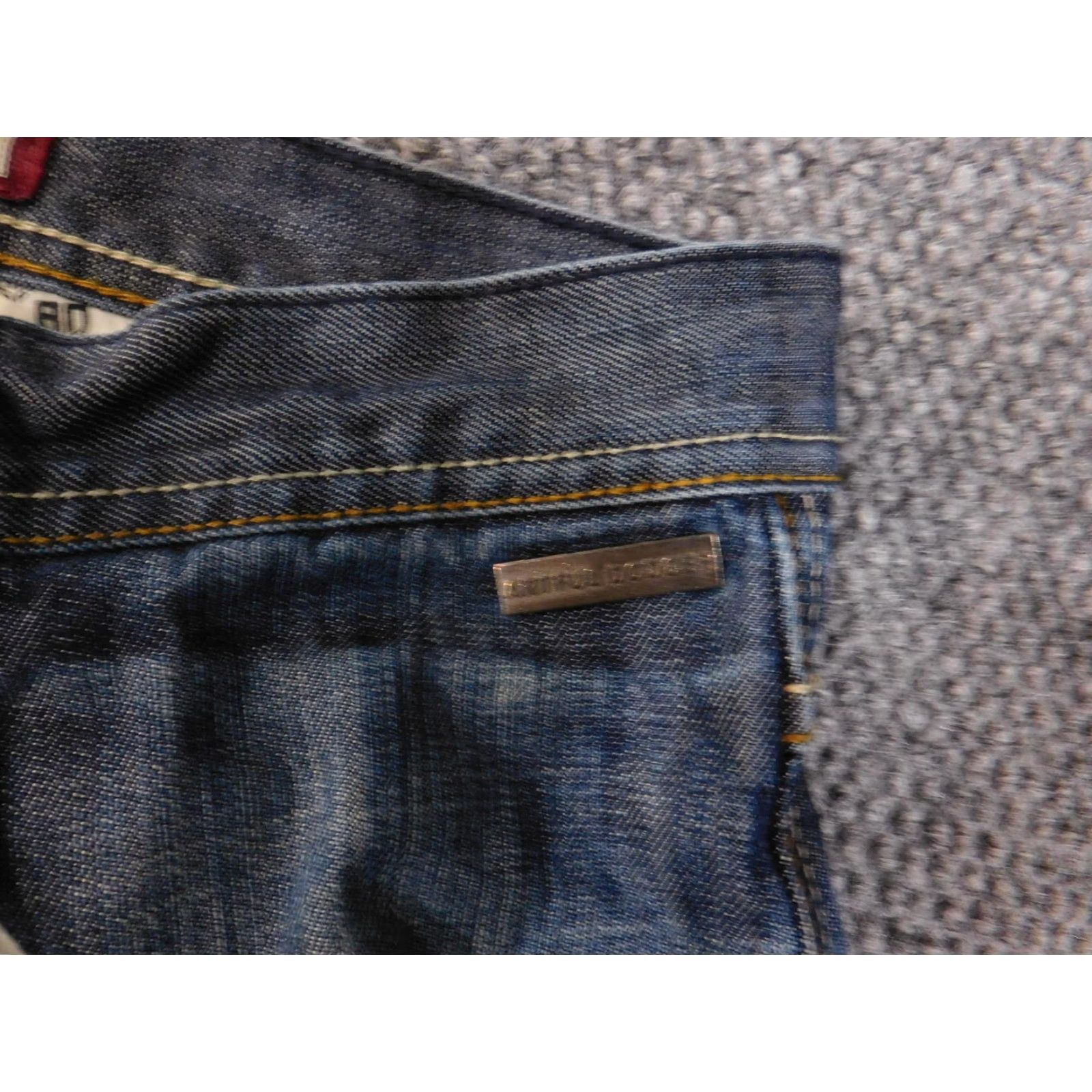 Denime Artful Dodger Jeans 32 Blue Bootcut Embellished Pockets Denim Hip Hop Style Mens Size US 32 / EU 48 - 4 Thumbnail