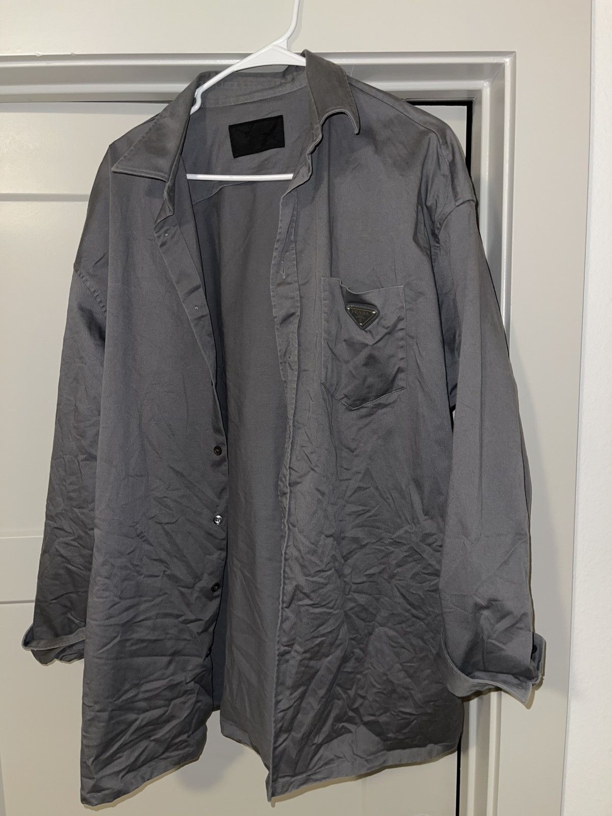 Prada Prada Long sleeve Shirt Size US XL / EU 56 / 4 - 1 Thumbnail