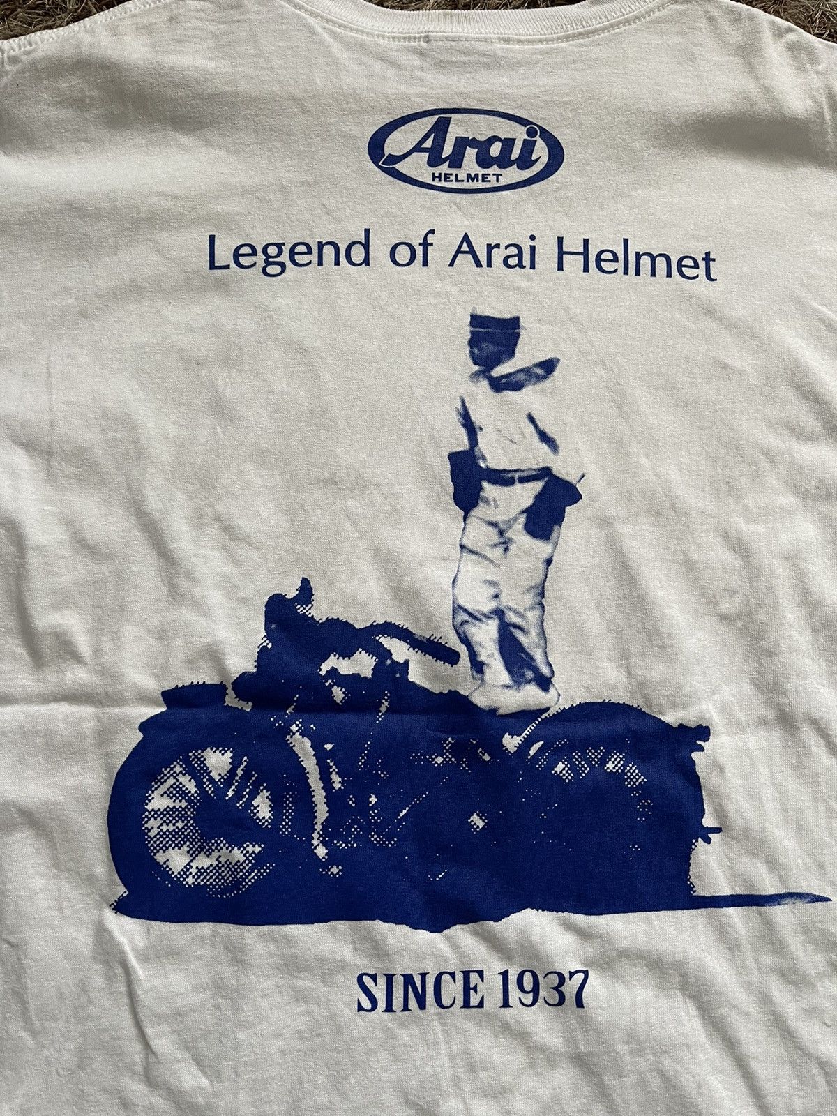 Sports Specialties VINTAGE LEGEND OF ARAI HELMET TEE VERY RARE Size US M / EU 48-50 / 2 - 3 Thumbnail